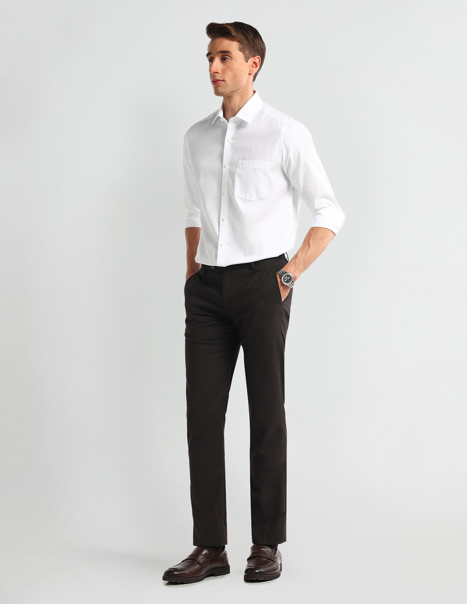 Arrow Manhattan Slim Cotton Shirt