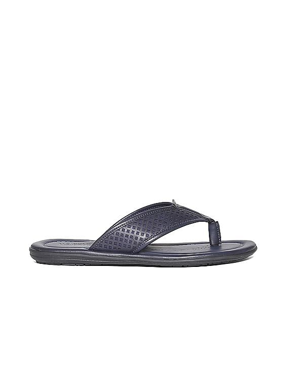 Men's polo outlet leather flip flops