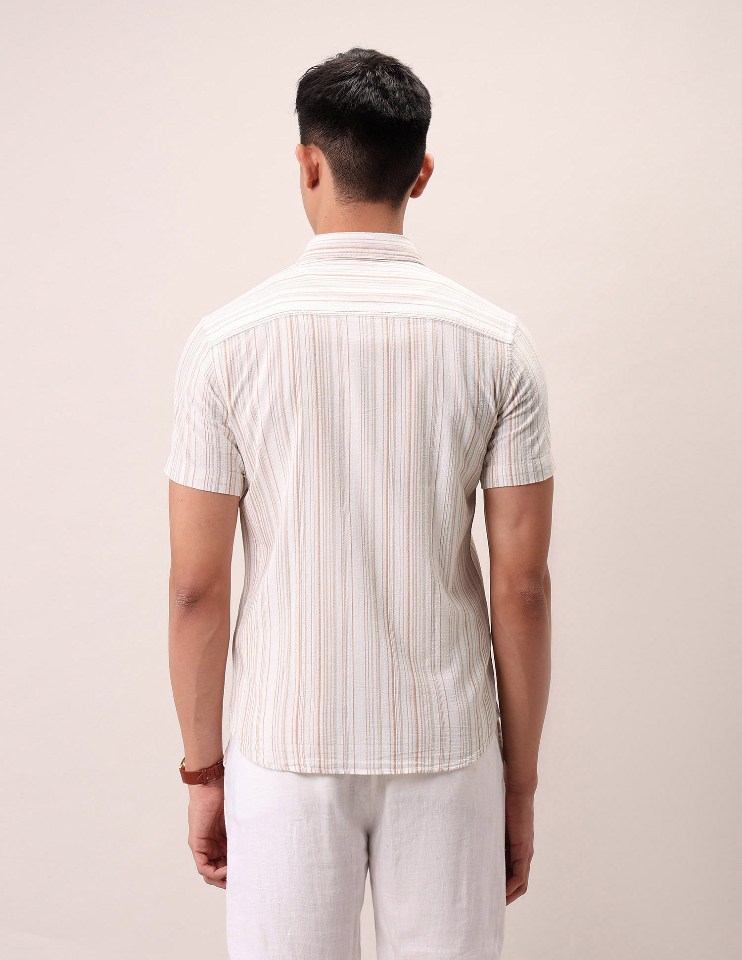 U.S. Polo Assn. Denim Co. Vertical Striped Pure Cotton Shirt
