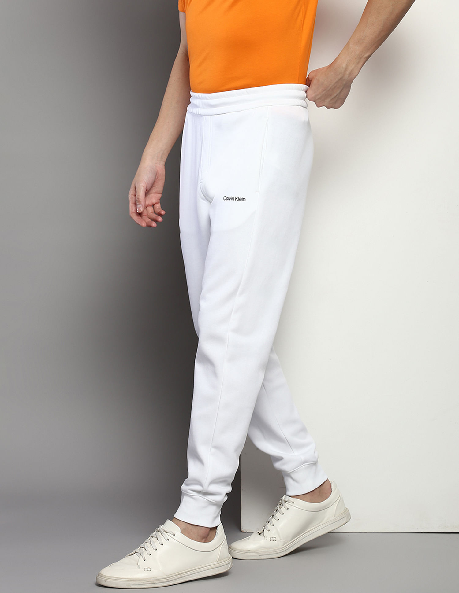 Calvin klein grey and clearance orange joggers