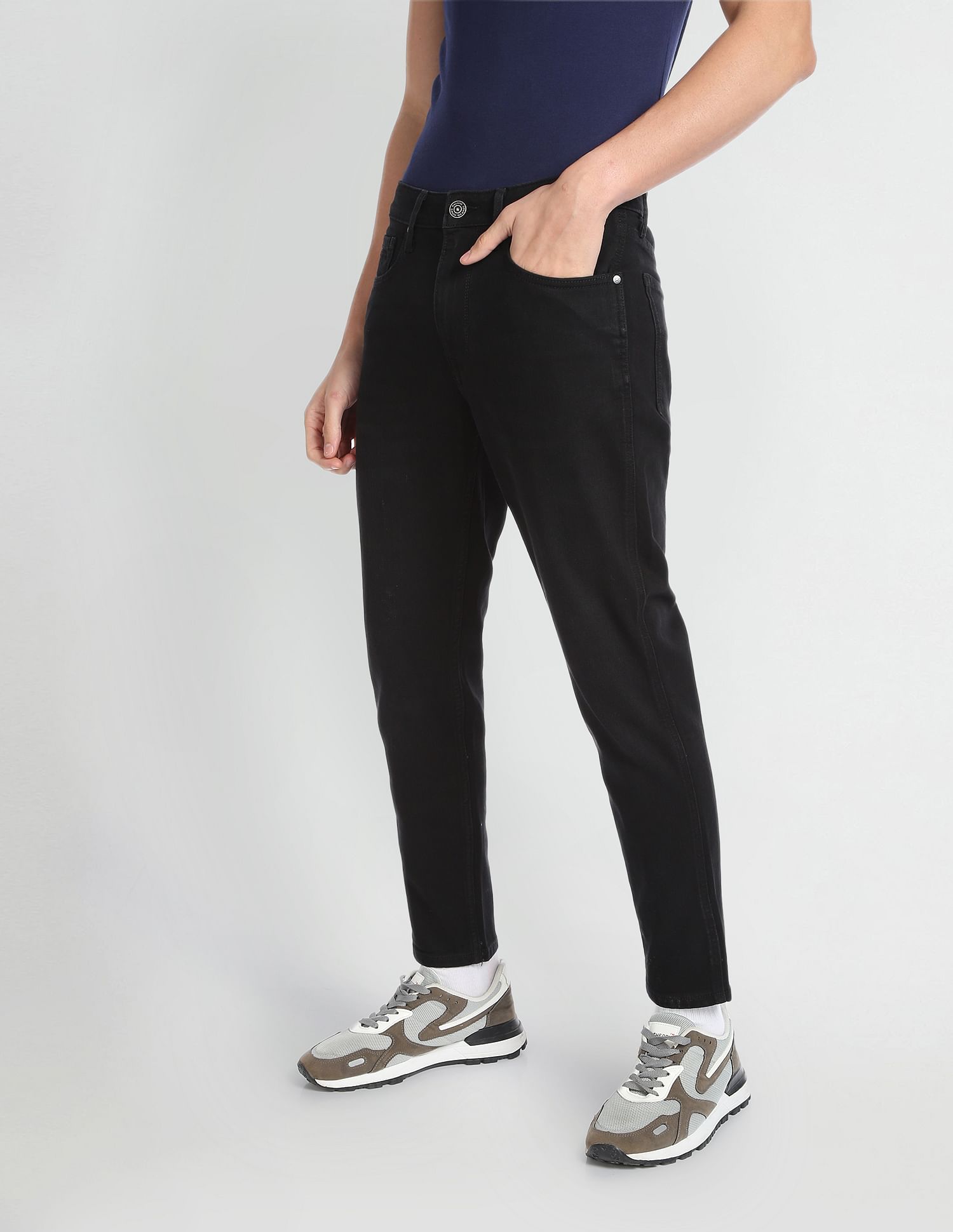 Flying Machine Mankle Relax Tapered Fit Twill Jeans