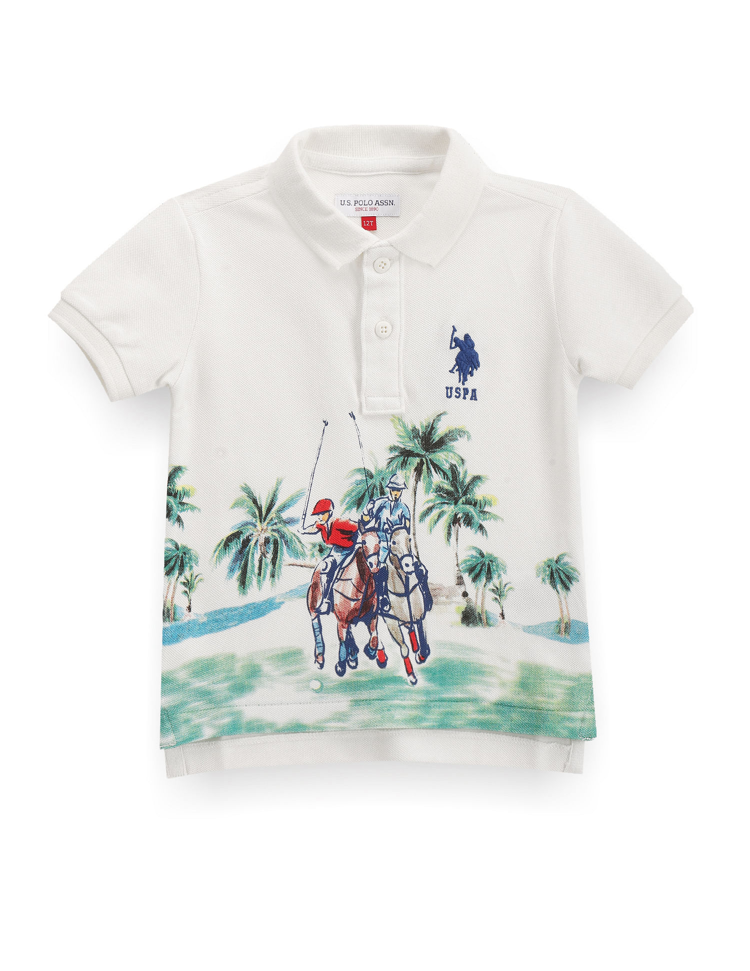 U.S. Polo Assn. Kids Boys Graphic Polo Shirt