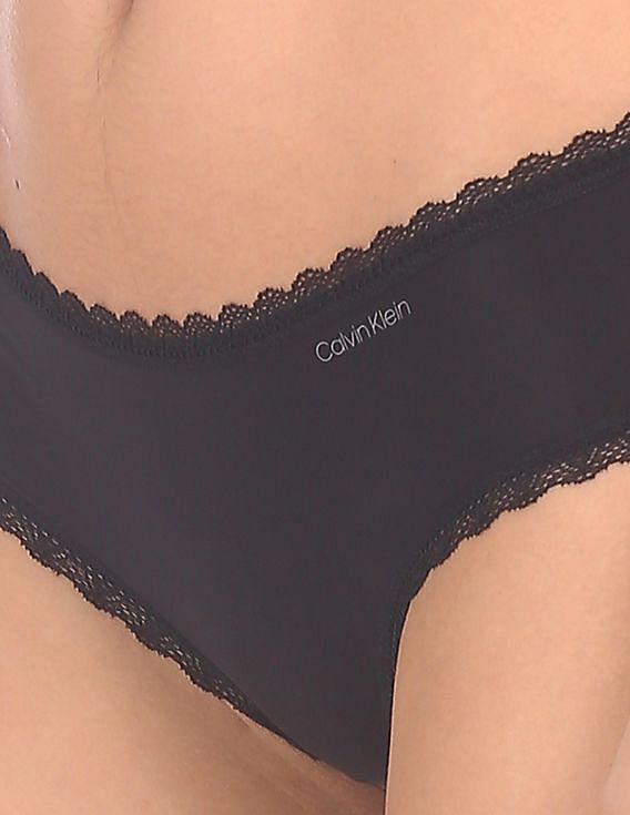 Buy Calvin Klein Underwear Women Black Lace Accent Hipster