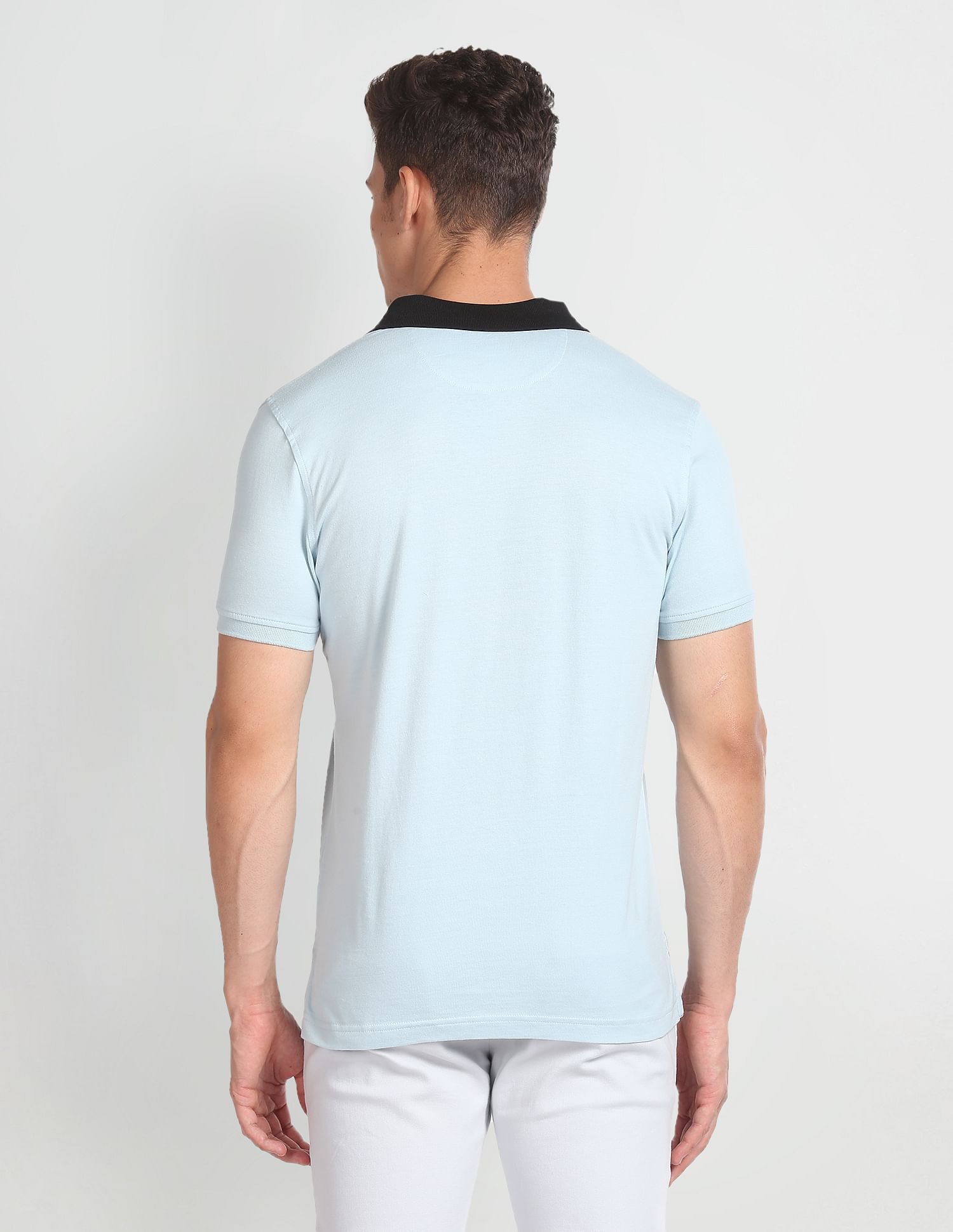 Arrow Sports Cotton Striped Polo Shirt