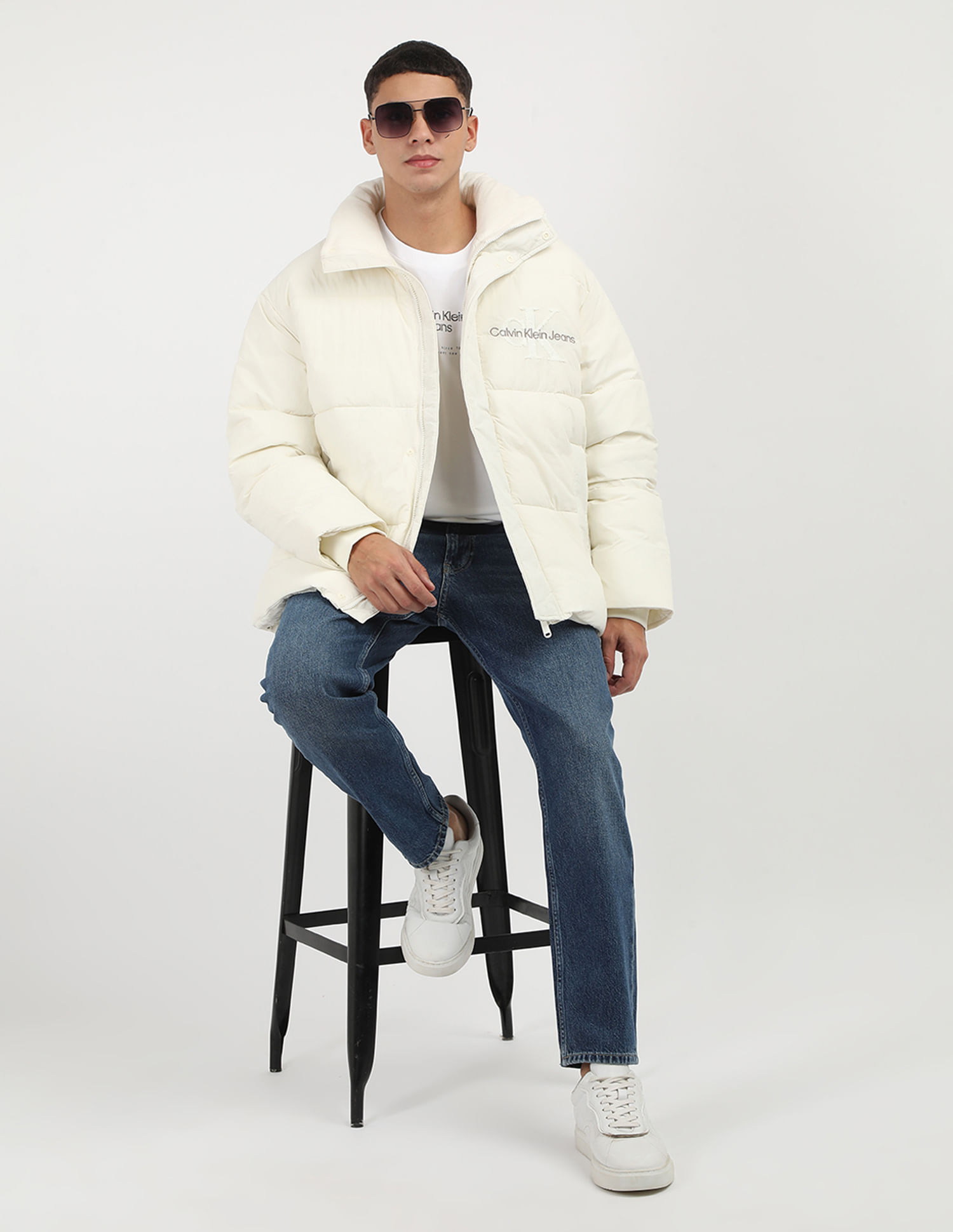 Buy Calvin Klein Jeans Chenille Puffer Jacket