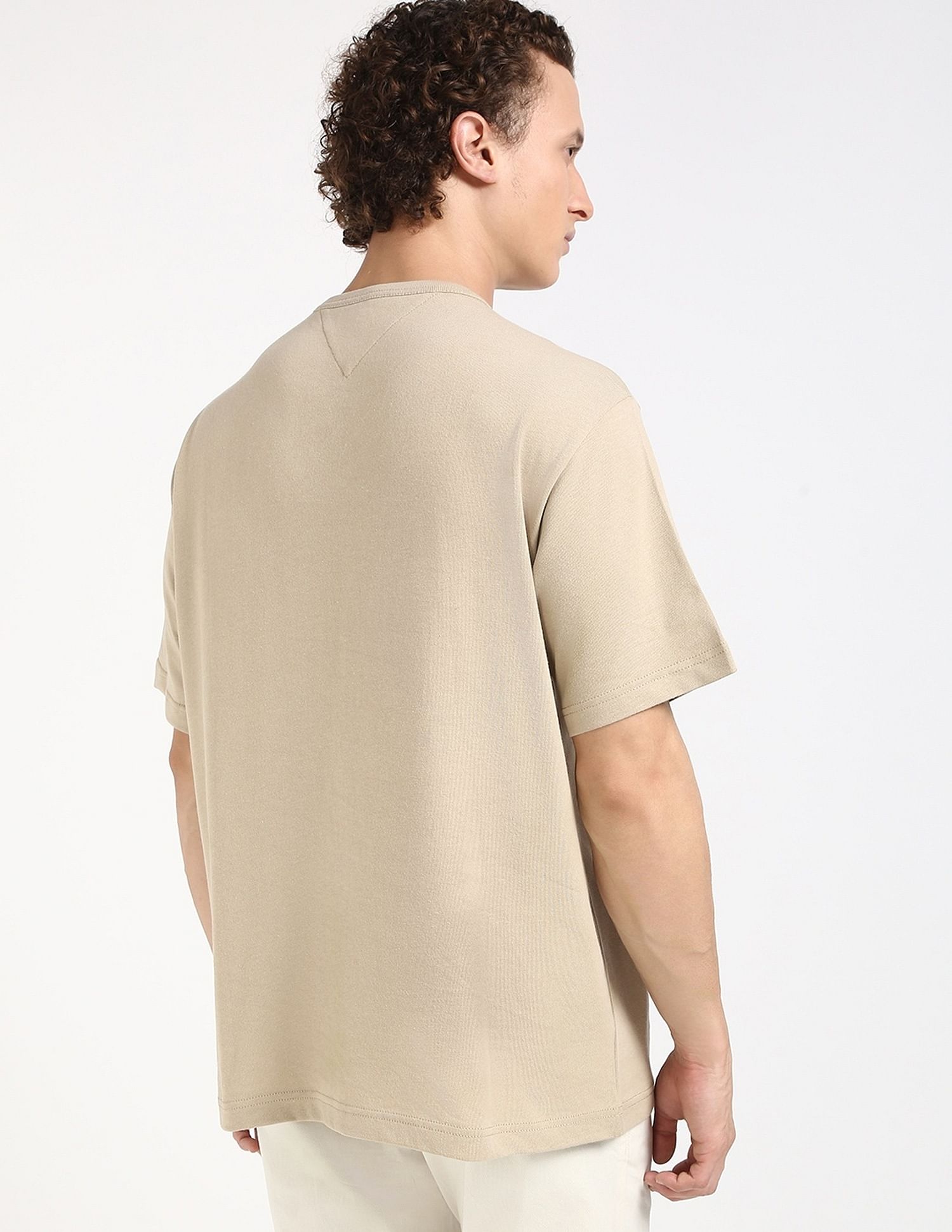 Tommy Hilfiger Solid Relaxed-Fit Cotton T-Shirt