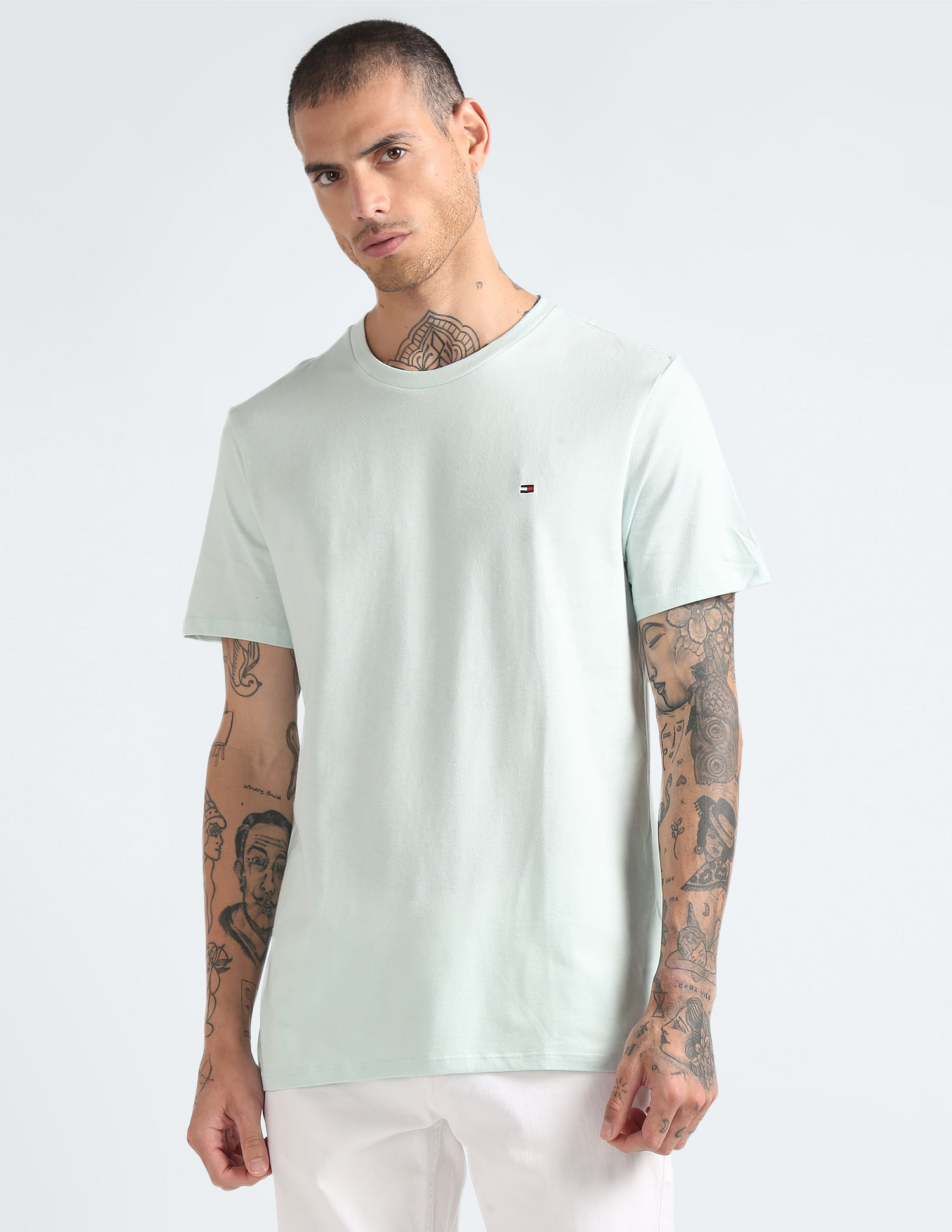 Tommy Hilfiger Solid Cotton Nantucket T-shirt