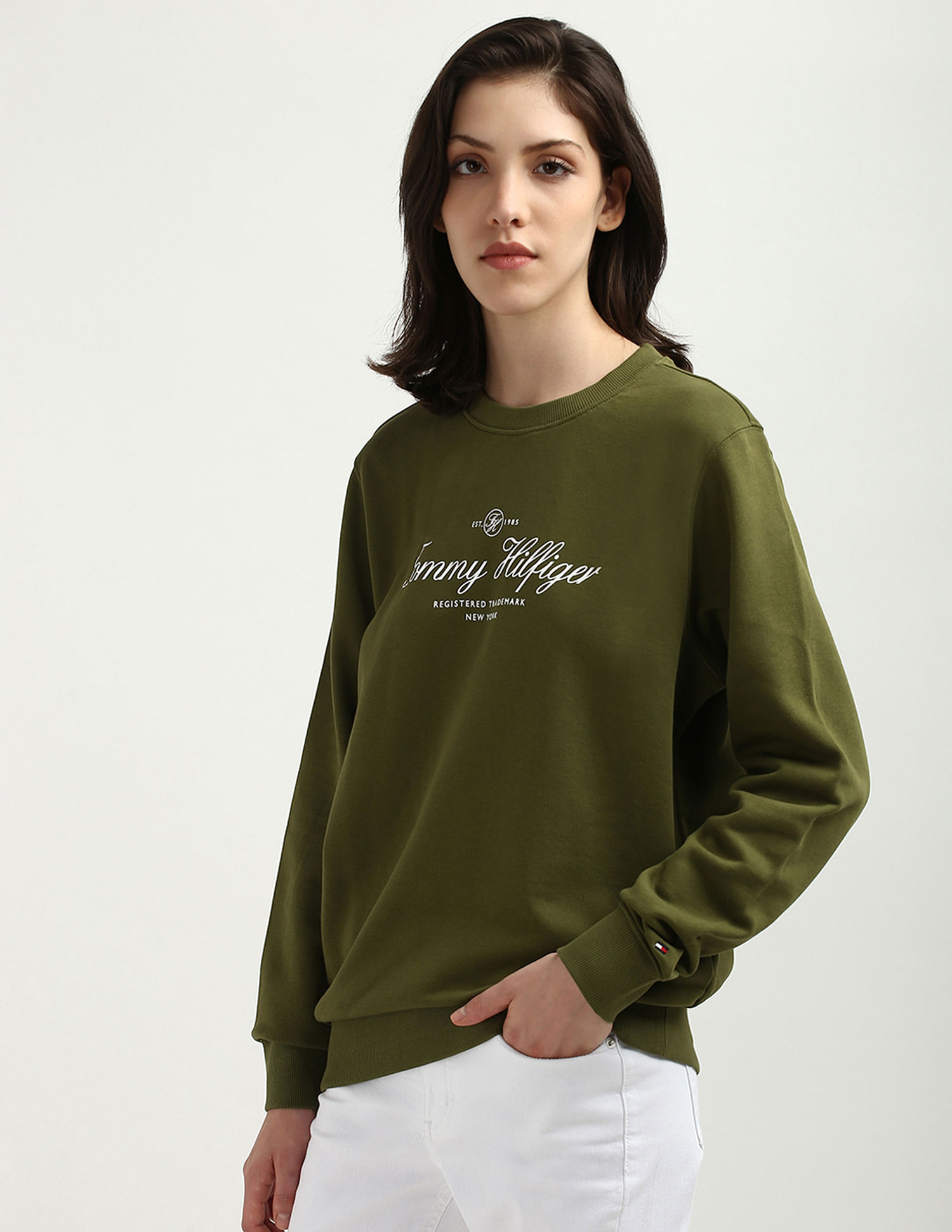 Tommy Hilfiger Script Cotton Sweatshirt