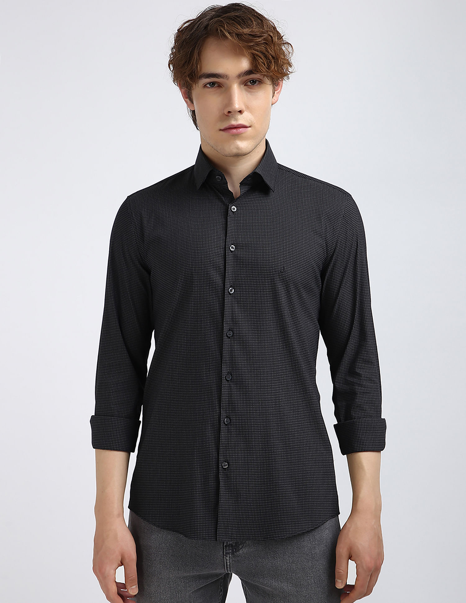 Calvin Klein Jeans Dobby Slim Shirt