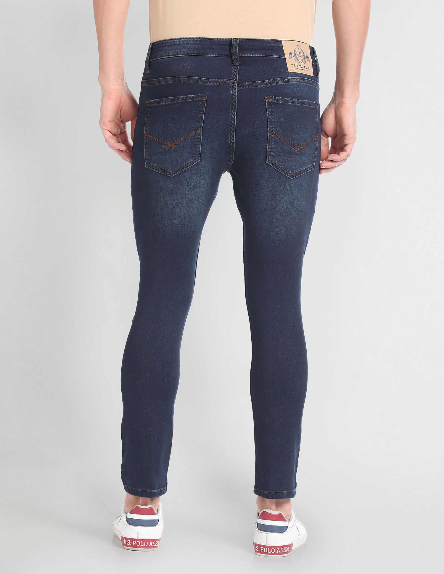 U.S. Polo Assn. Denim Co. Henry Cropped Fit Blue Jeans