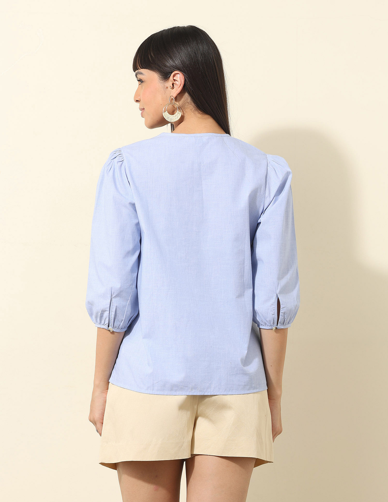 U.S. Polo Assn. Women Solid Regular Fit Top