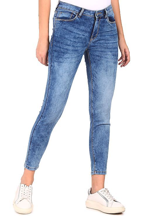 Flying Machine Women Veronica Skinny Fit Mid Rise Jeans