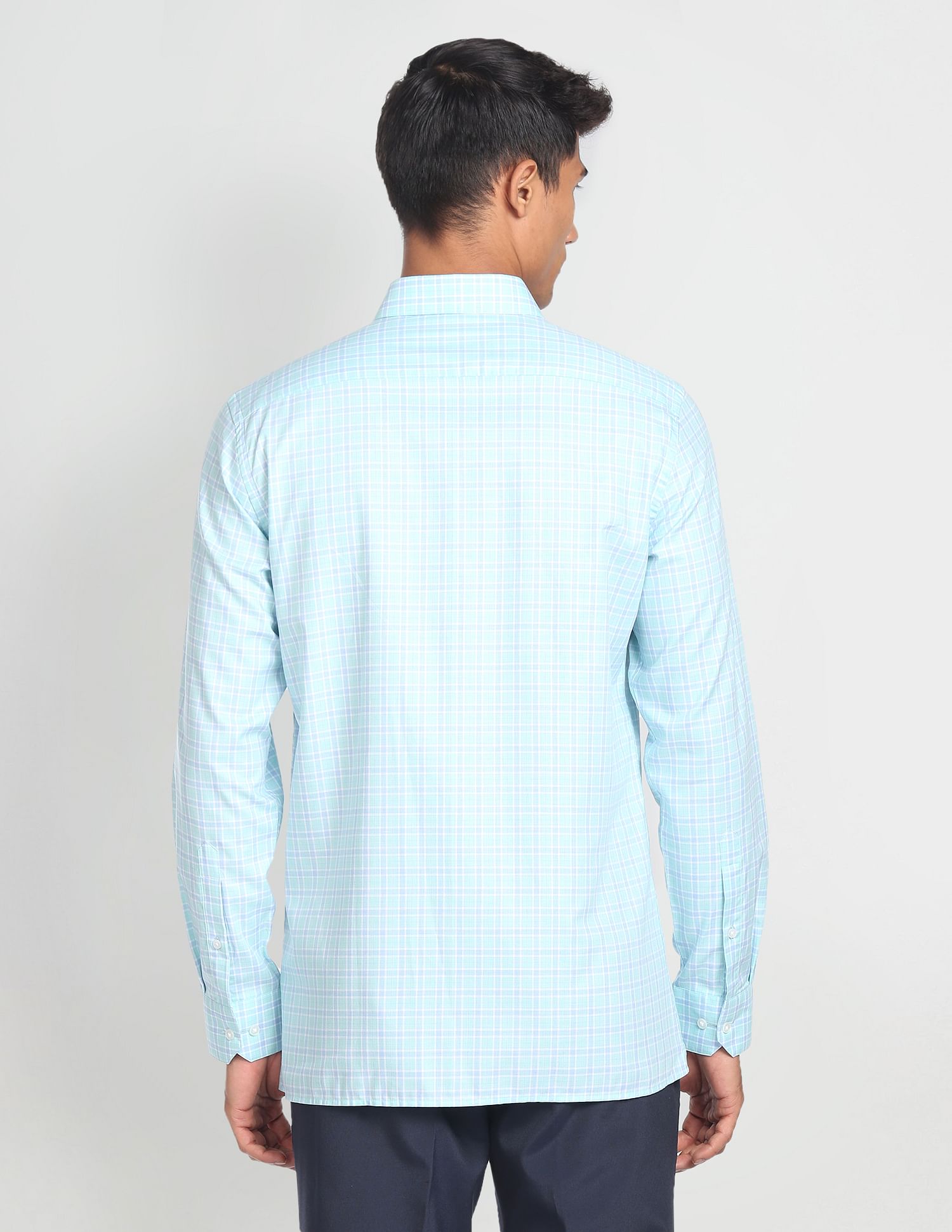 Arrow Tartan Check Formal Shirt