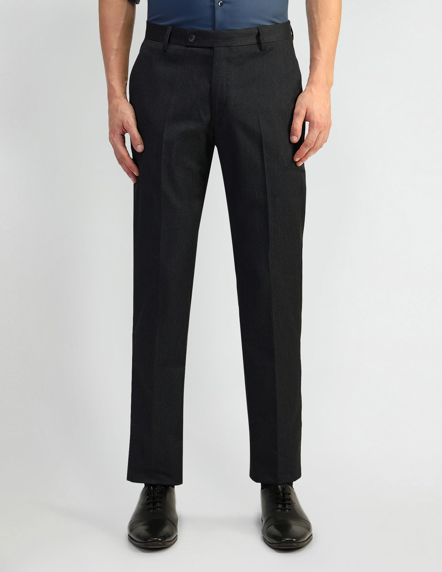 Arrow Mid Rise Tapered Fit Trousers