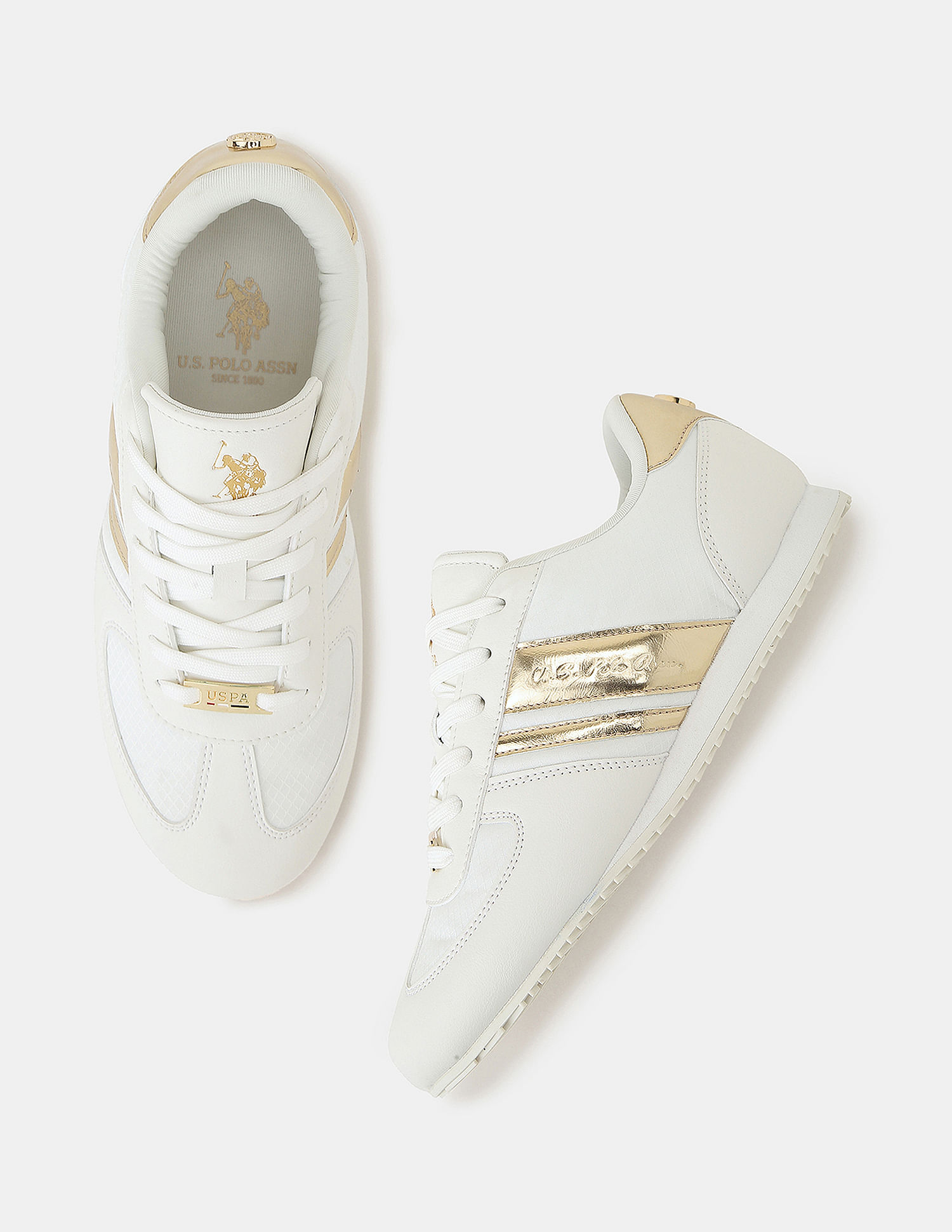 U.S. Polo Assn. Women Colourblocked Nemsy 2.0 Sneakers