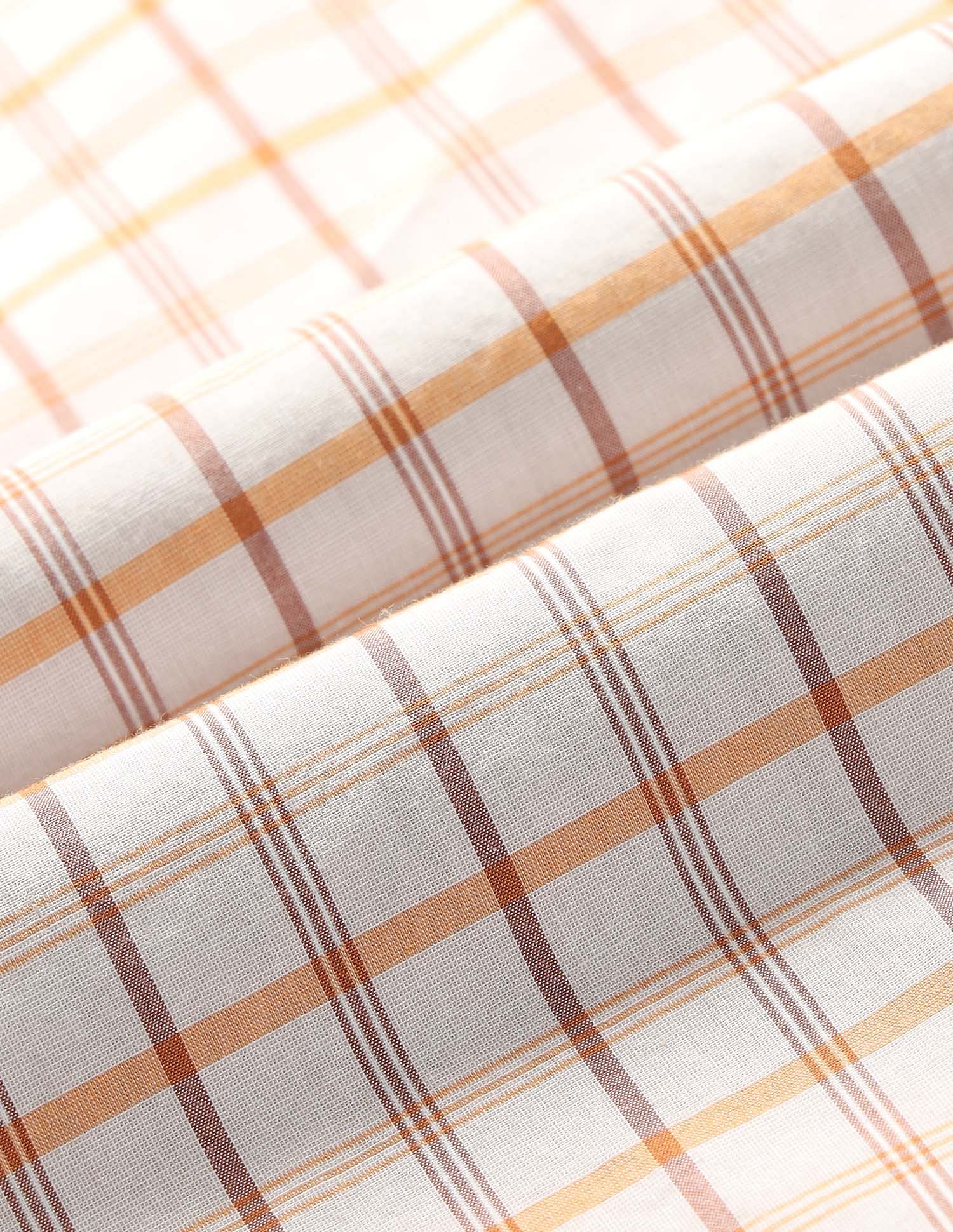 Arrow Sport Grid Tattersall Checked Regular Fit Shirt