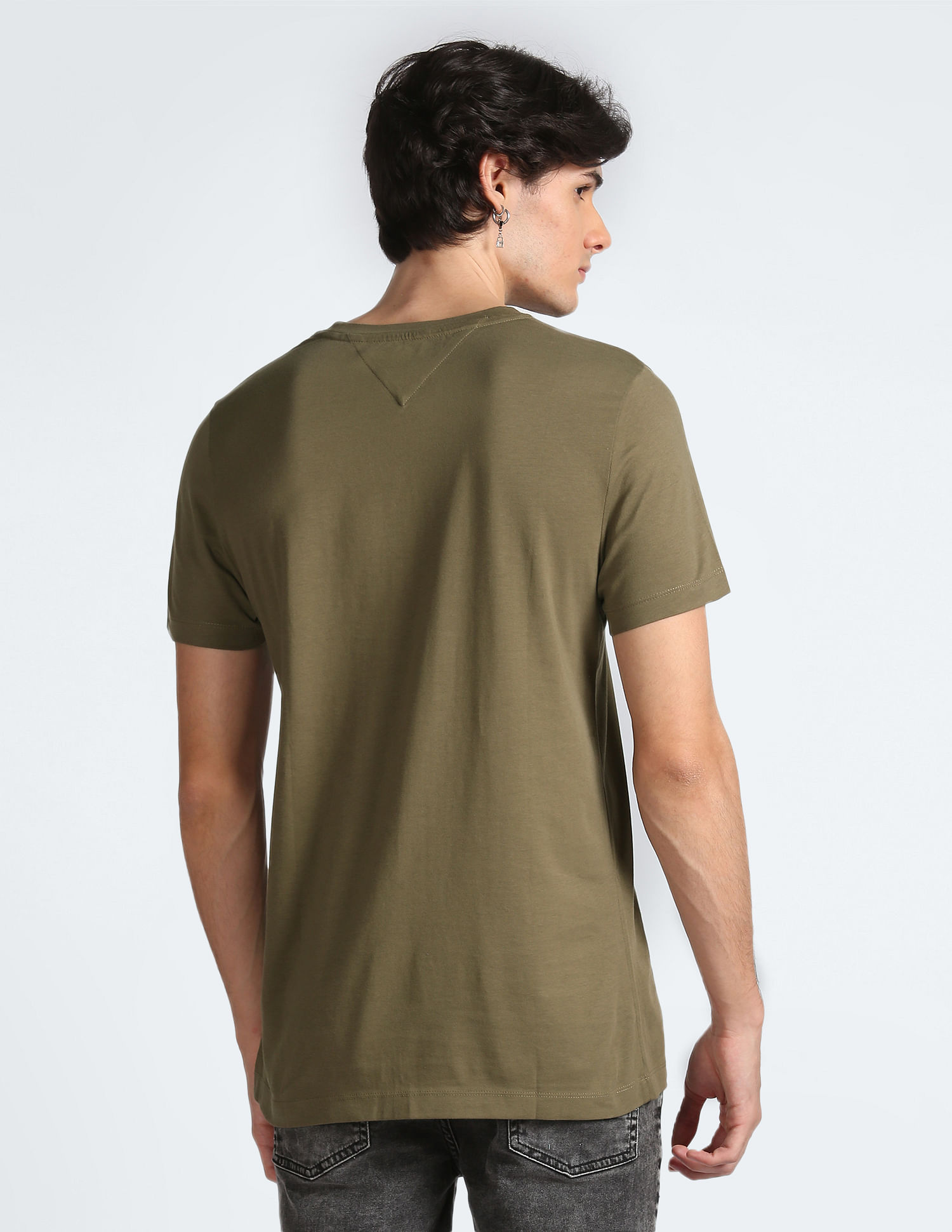 Tommy Hilfiger Transitional Organic Cotton Brand Print T-Shirt