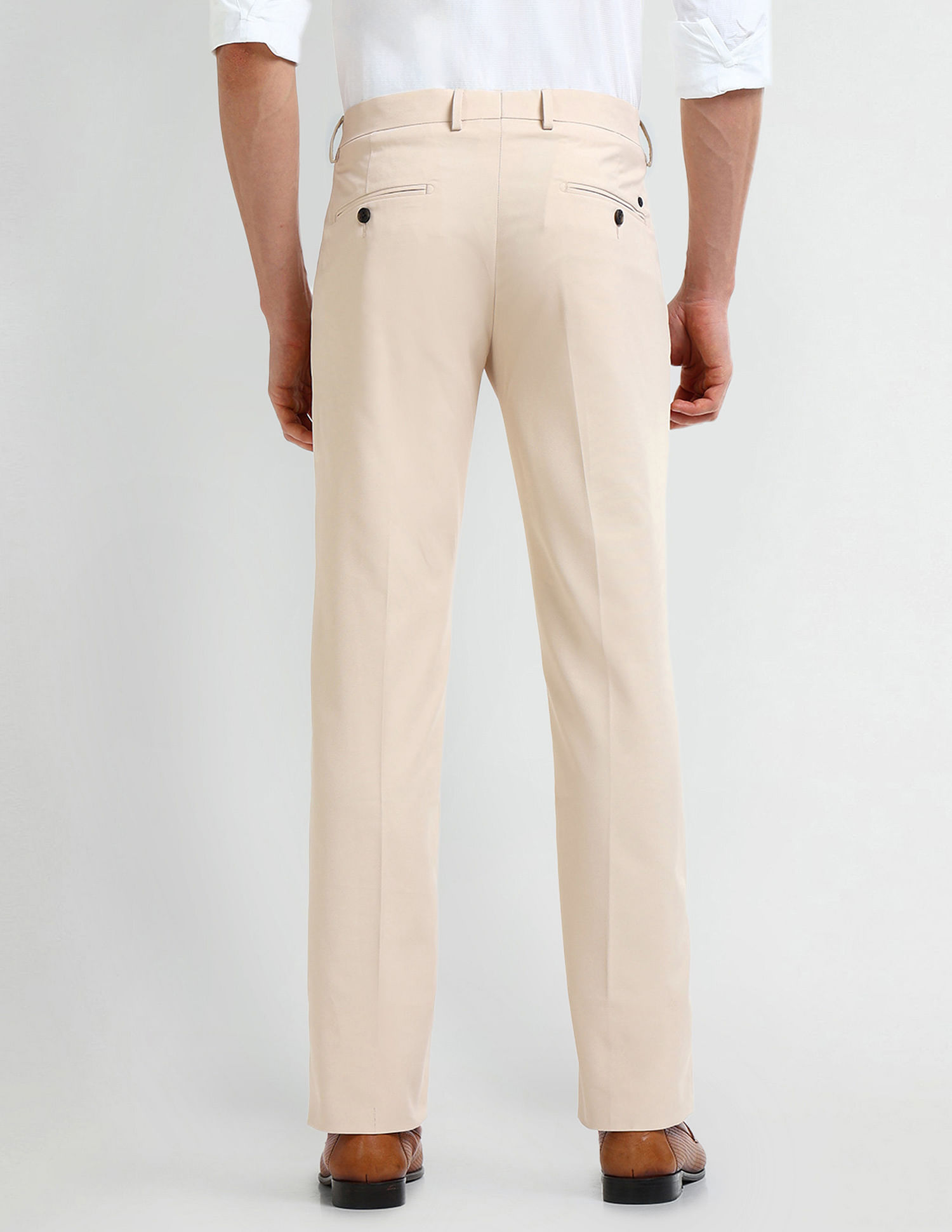 Arrow Tapered Fit Twill Trousers