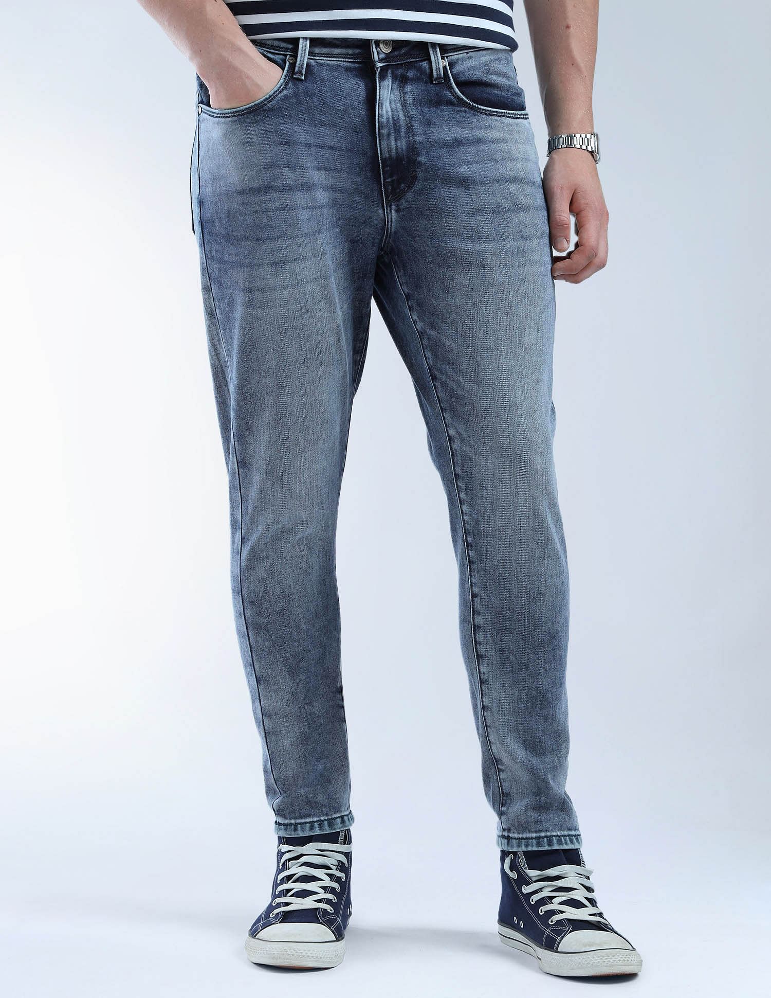 Flying Machine Mankle Relaxed Tapered Fit Authentic Signature Jeans