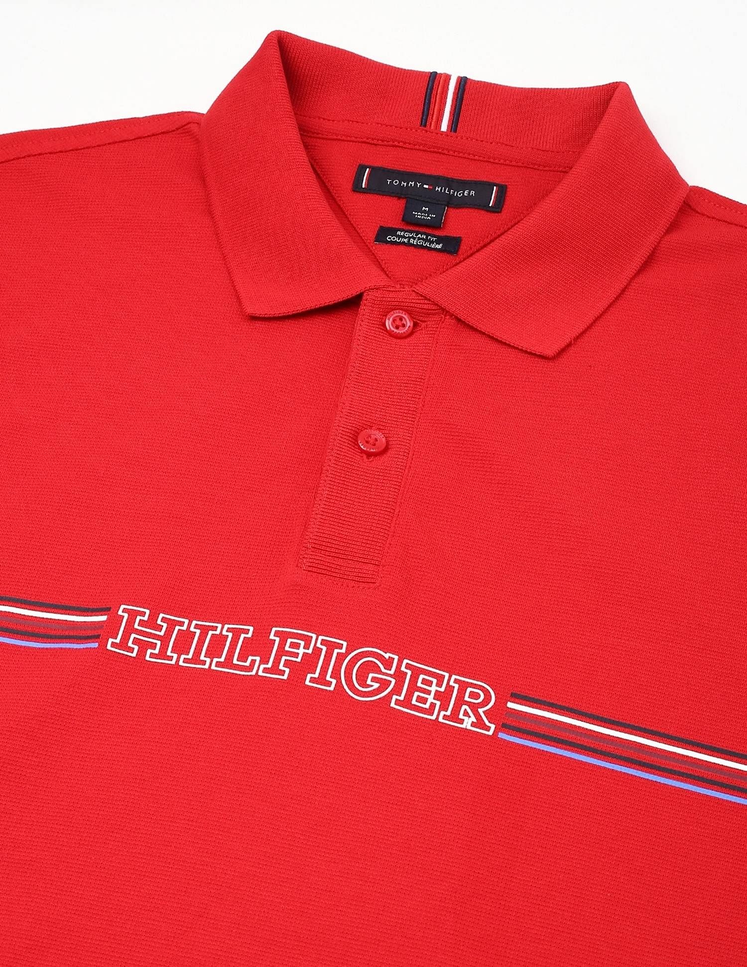 Tommy Hilfiger Logo Regular-Fit Cotton Polo Shirt
