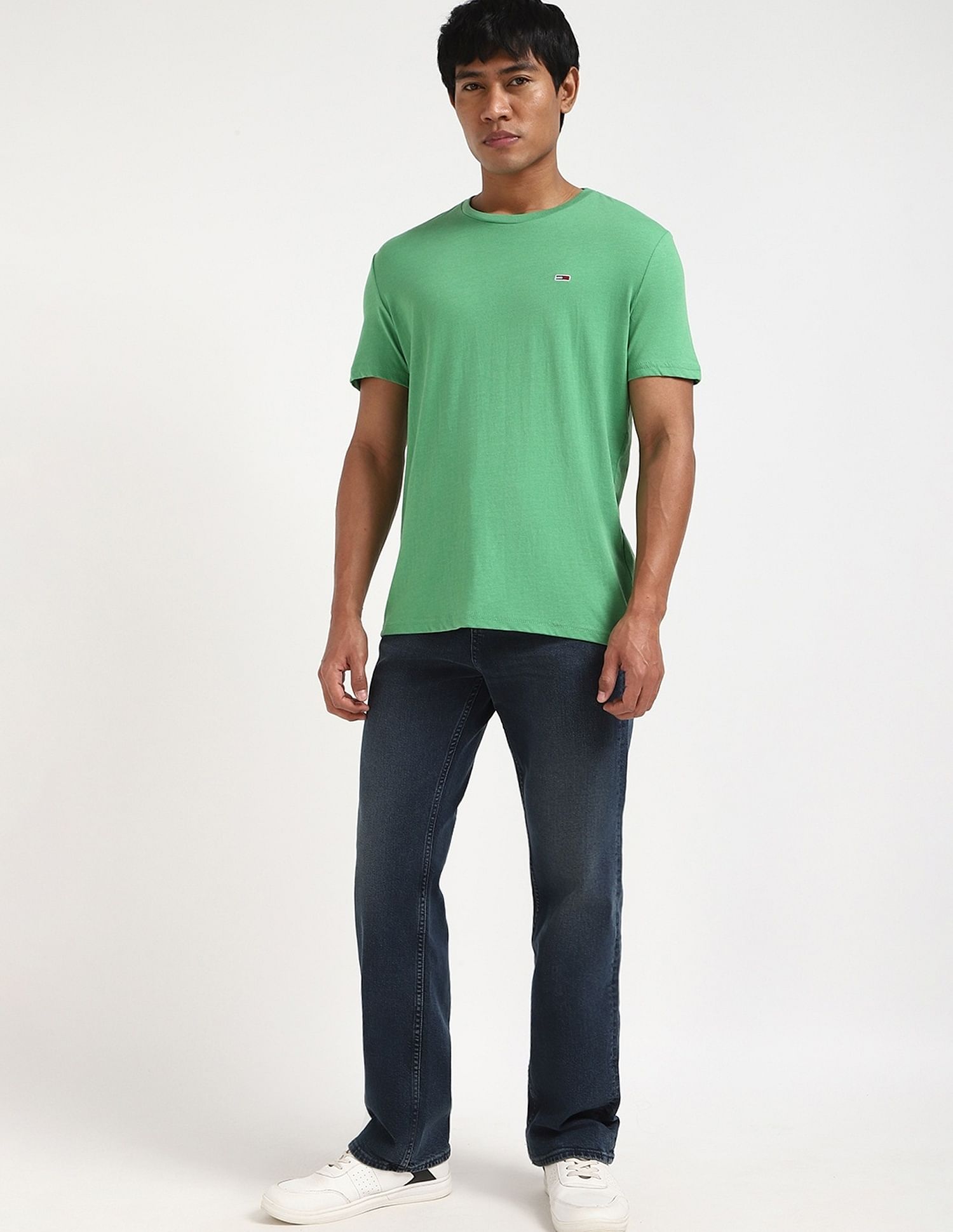 Tommy Hilfiger Solid Slim-Fit Cotton T-Shirt