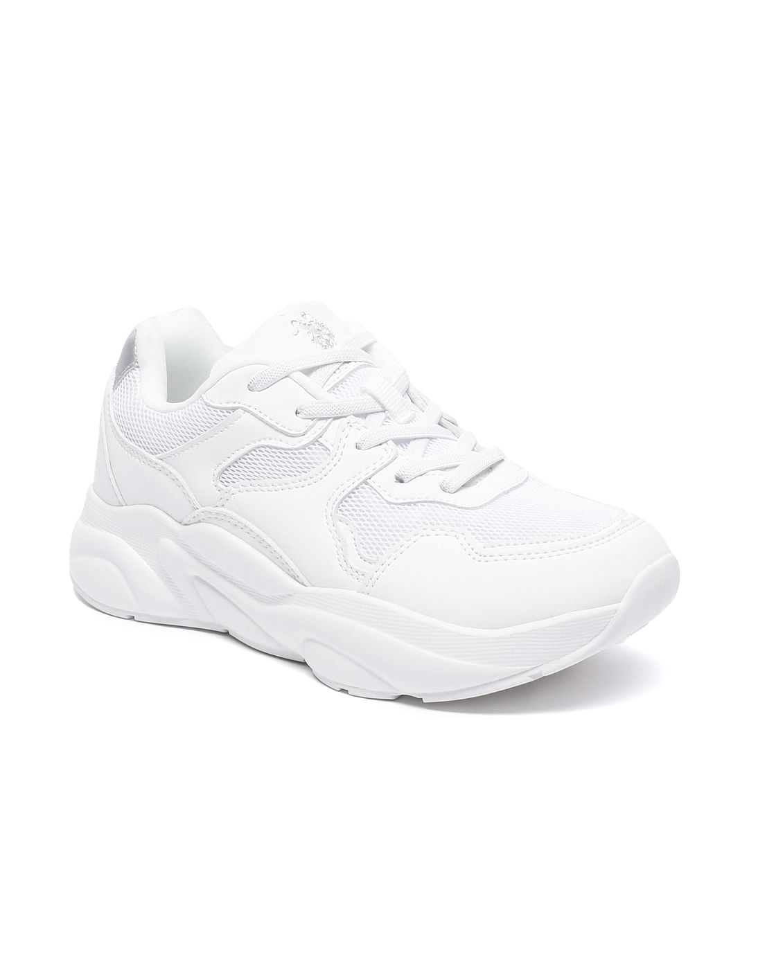 U.S. Polo Assn. Women Panelled Solid Lace Up Zuri Sneakers