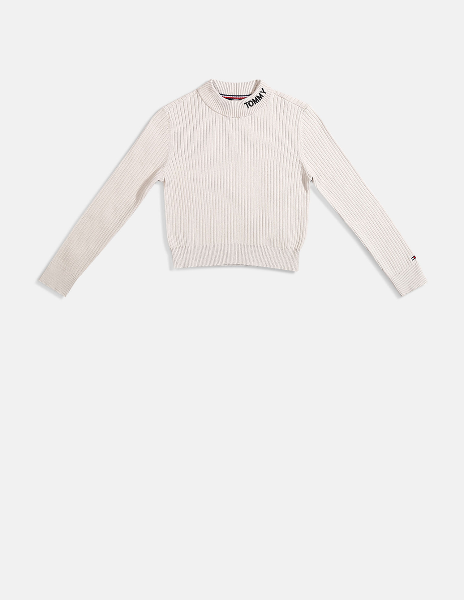 beige tommy hilfiger sweater