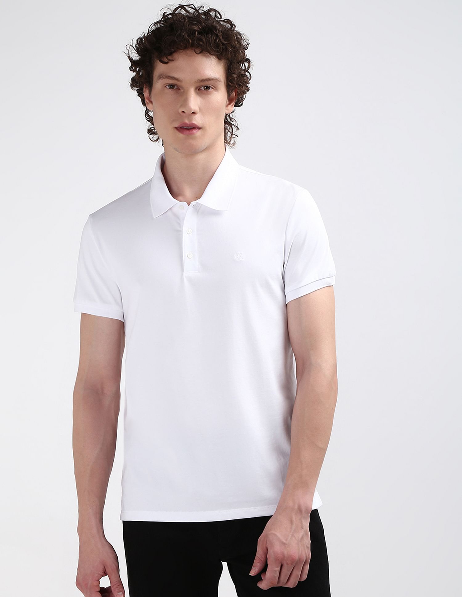 Calvin Klein Sustainable Smooth Solid Polo Shirt