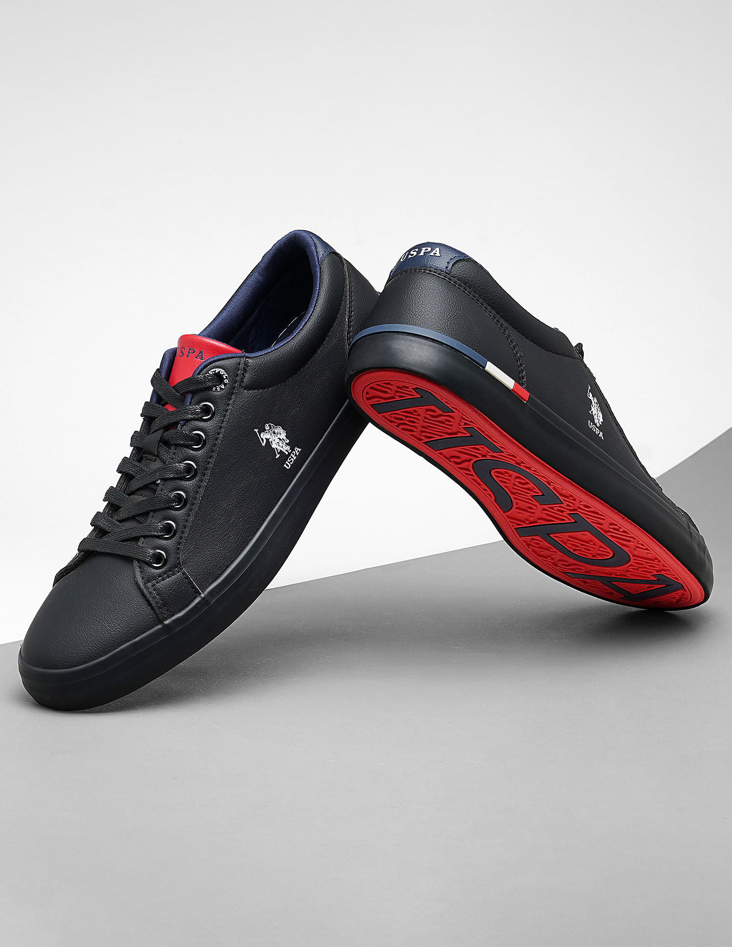 U.S. Polo Assn. Men Anton 4.0 Solid Sneakers