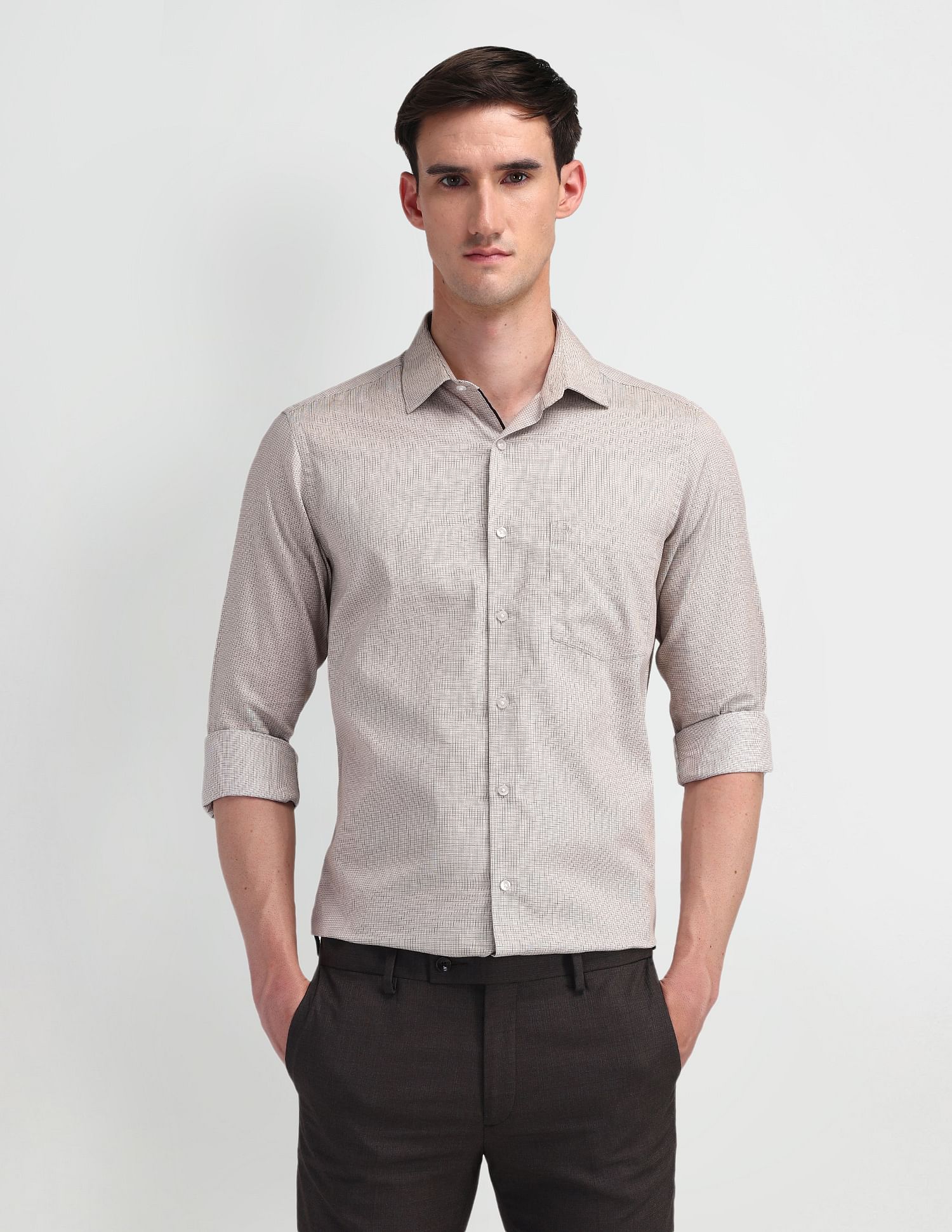 Arrow Liberty Classic Fit Cotton Shirt
