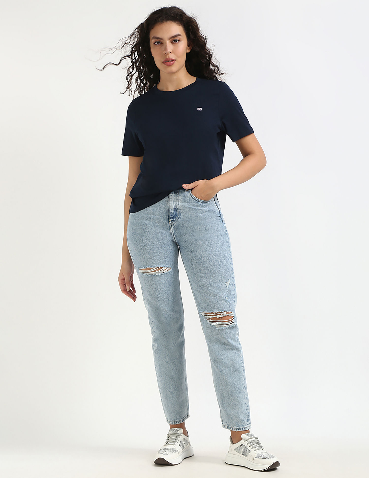 Tommy Hilfiger Solid Regular-Fit Cotton T-Shirt