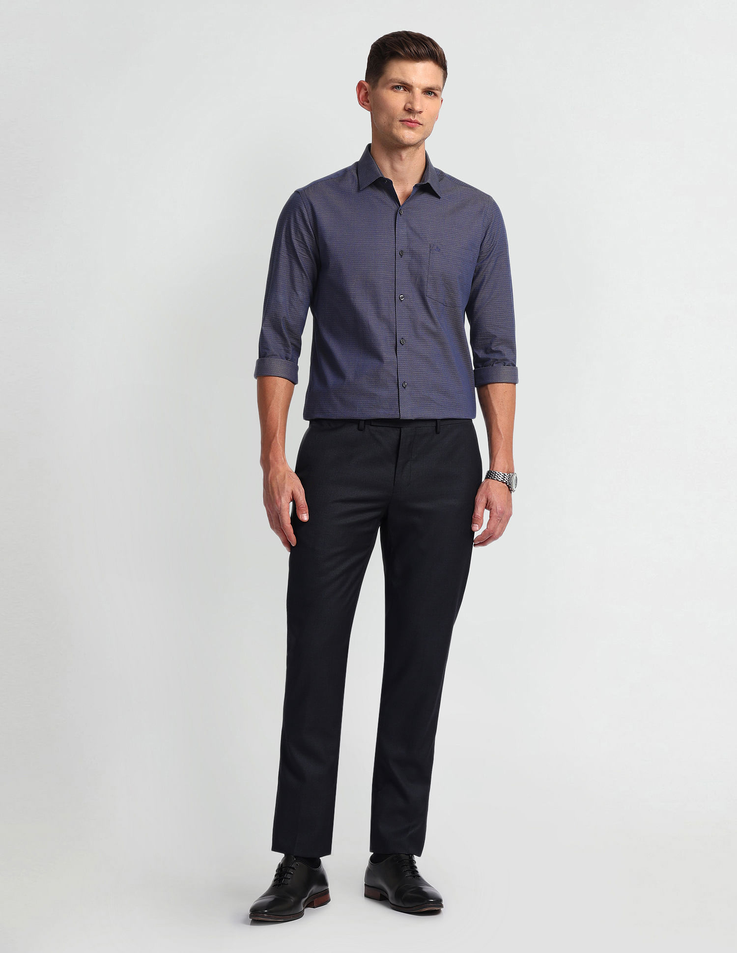 Arrow Slim Fit Dobby Shirt