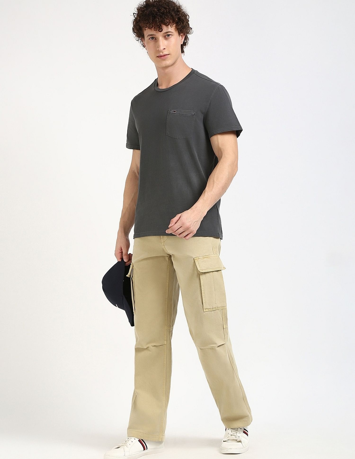 Tommy Hilfiger Solid Slim-Fit Cotton T-Shirt