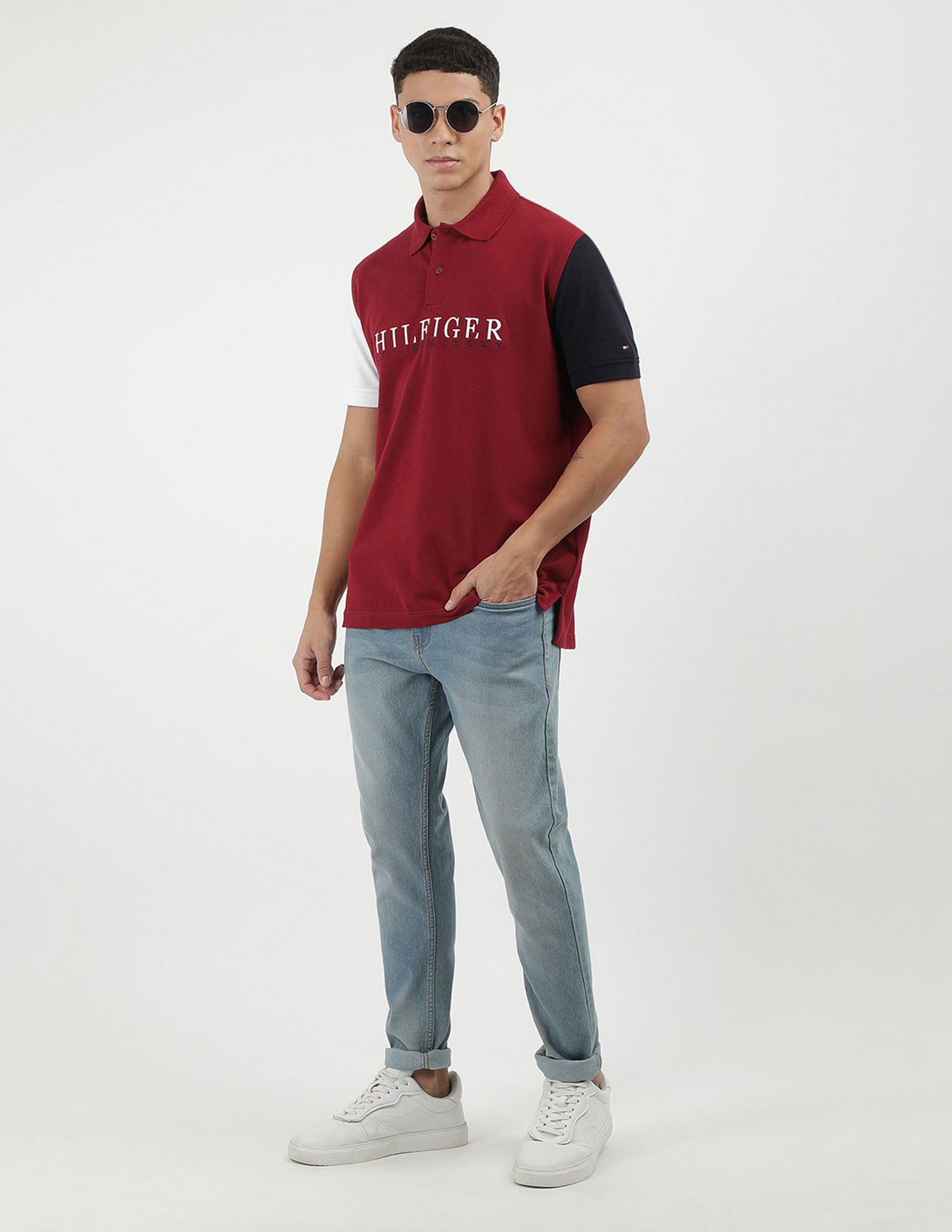 Tommy Hilfiger Brand Color Block Regular Polo Shirt