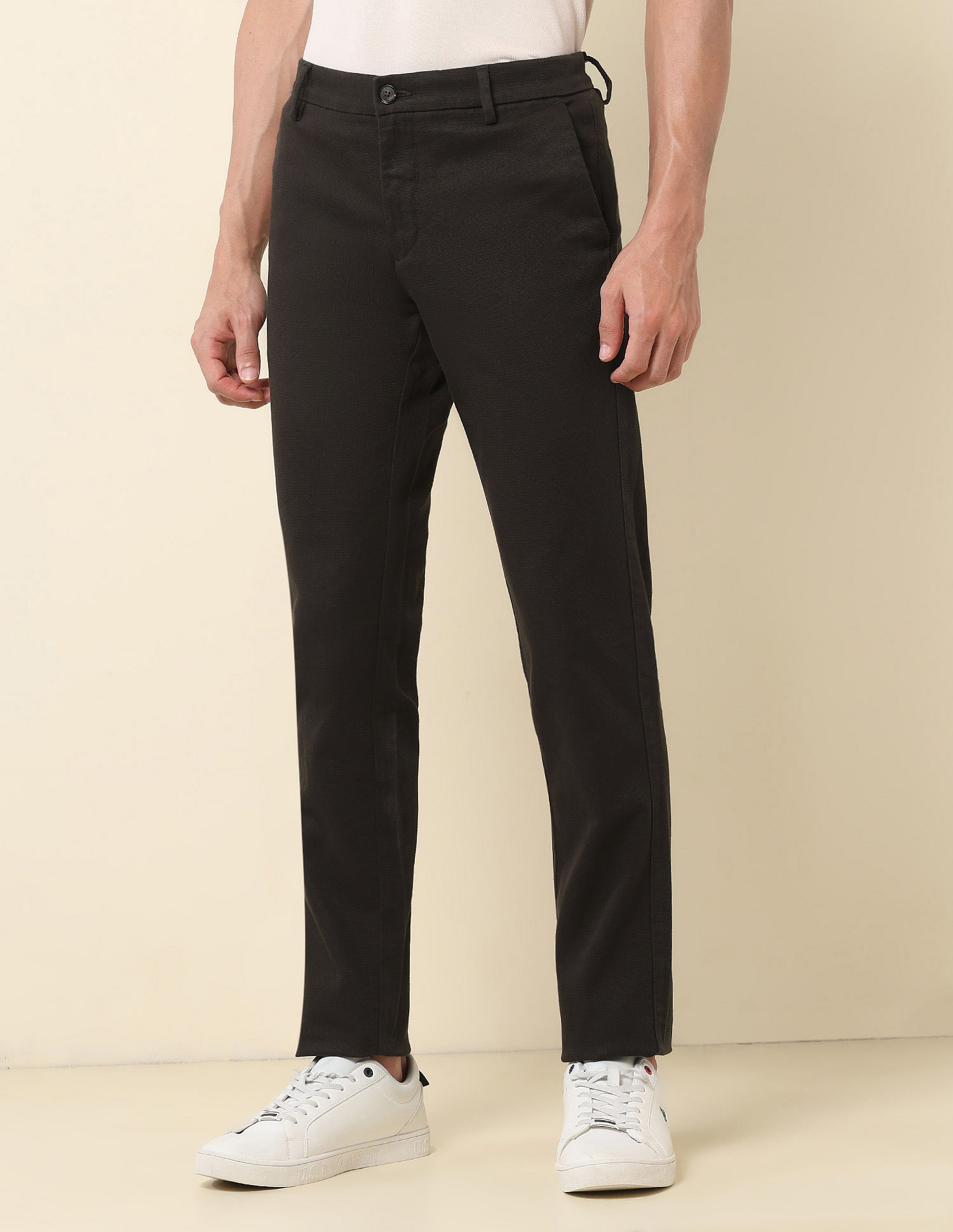 U.S. Polo Assn. Denver Slim Fit Dobby Trousers