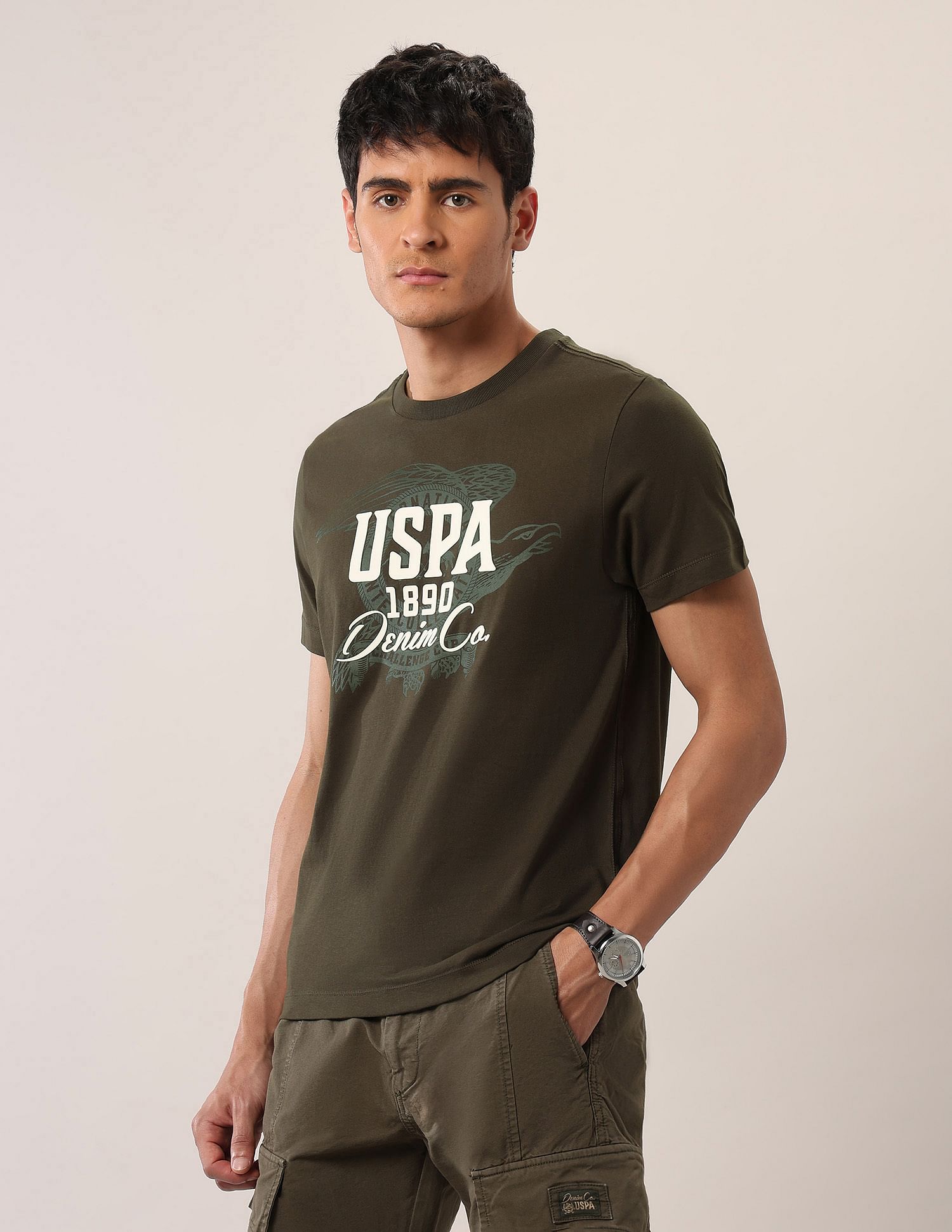 U.S. Polo Assn. Denim Co. Muscle Fit Pure Cotton T-Shirt