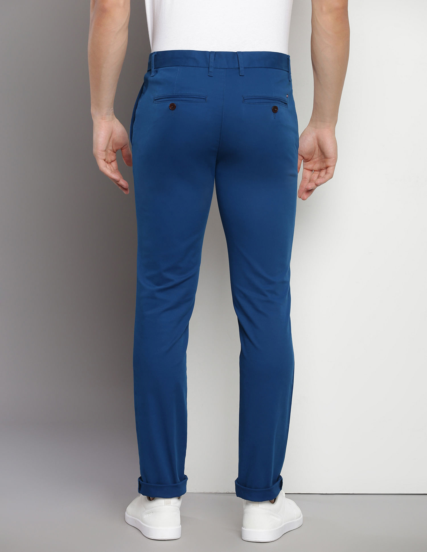 Tommy Hilfiger Mid Rise Slim Fit Trousers