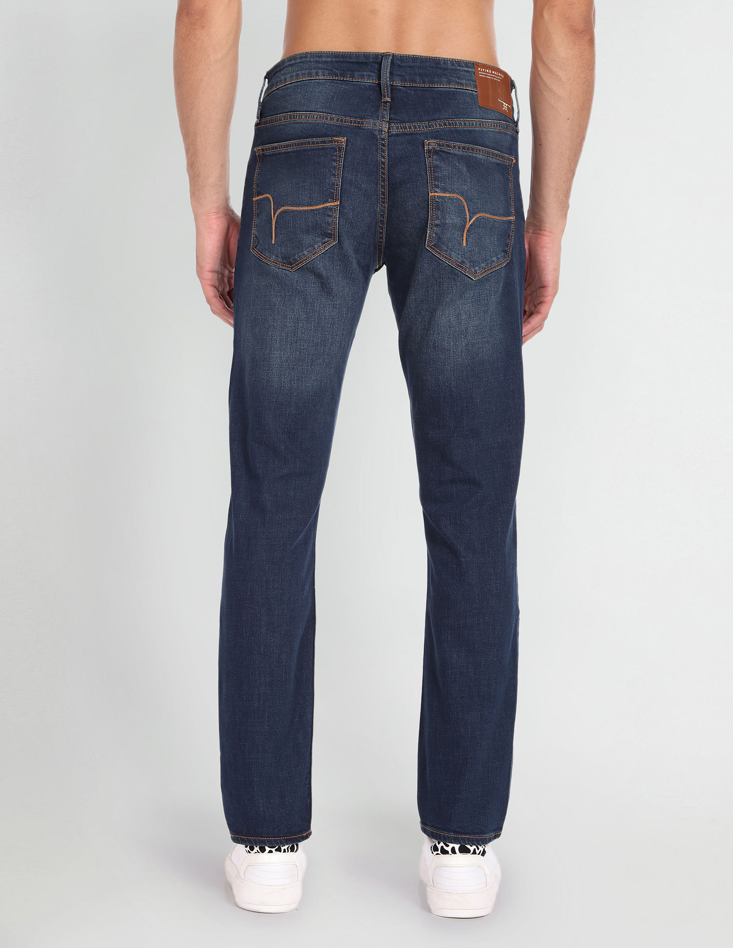 Flying Machine Slim Tapered Fit Stone Wash Jeans