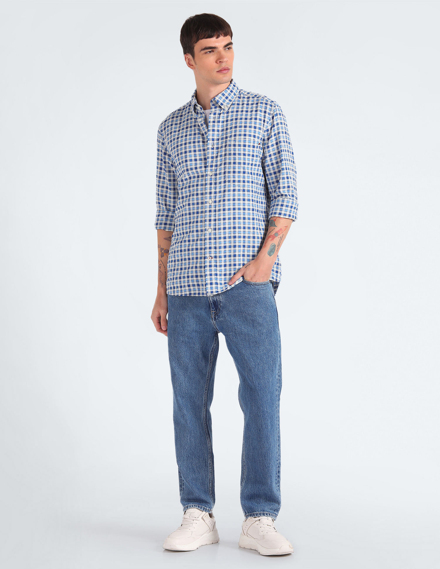 Tommy Hilfiger Pure Cotton Check Shirt