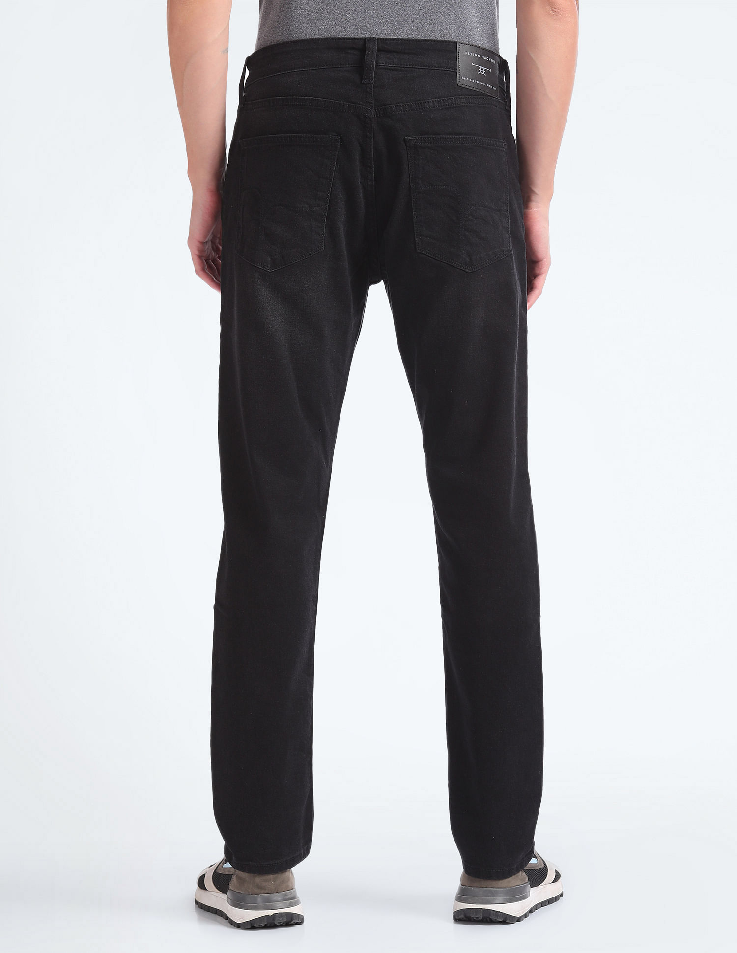 Flying Machine Slash Slim Tapered Rinsed Jeans
