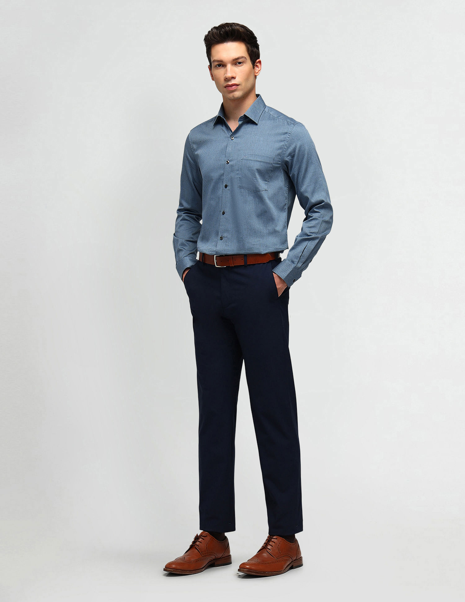 Arrow Slim Fit Dobby Shirt