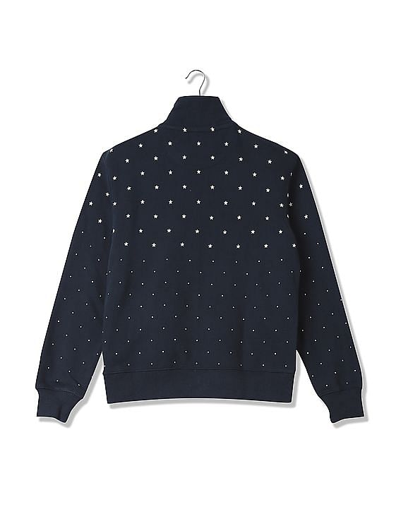 U.S. Polo Assn. Printed Zip Up Sweatshirt