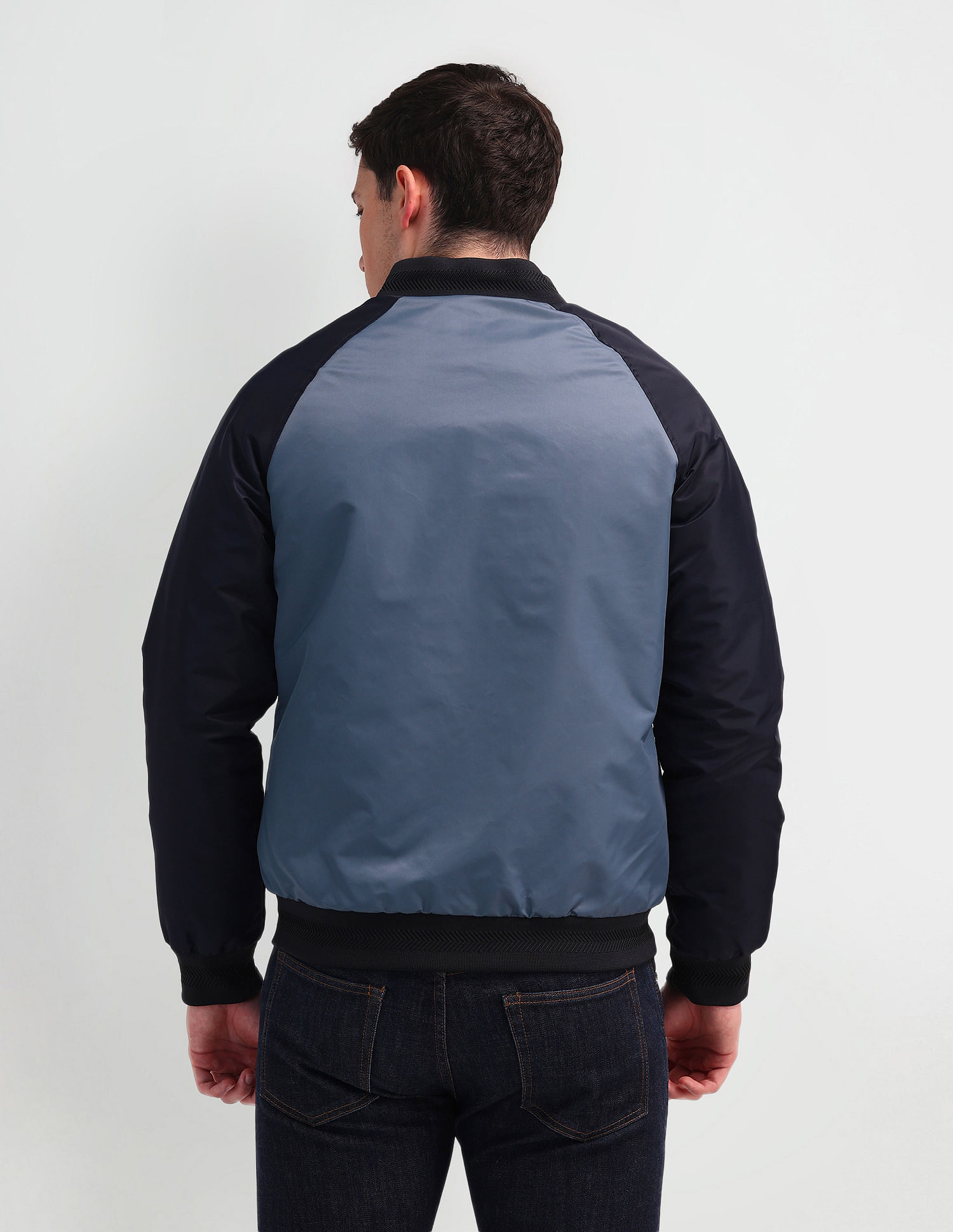 U.S. Polo Assn. Denim Co. Regular Fit Solid Bomber Jacket