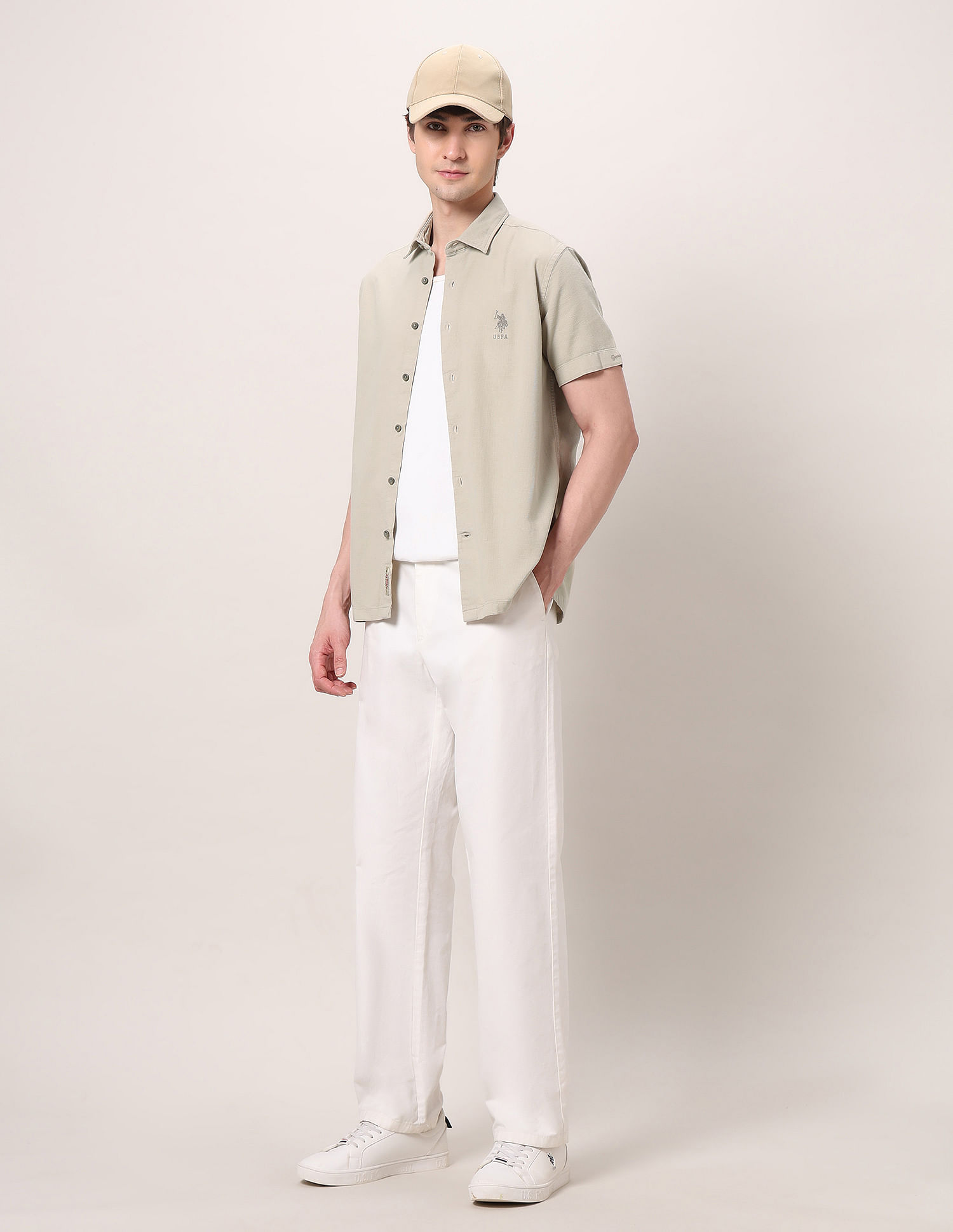 U.S. Polo Assn. Denim Co. Pure Cotton Dobby Shirt