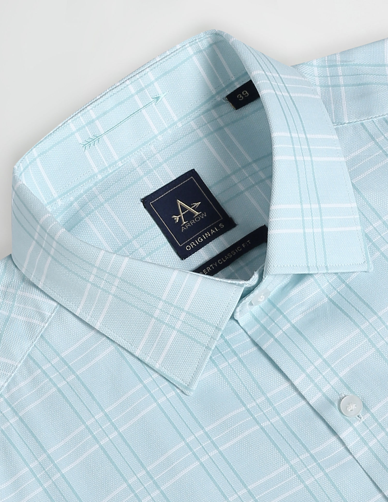 Arrow Tartan Check Cotton Formal Shirt