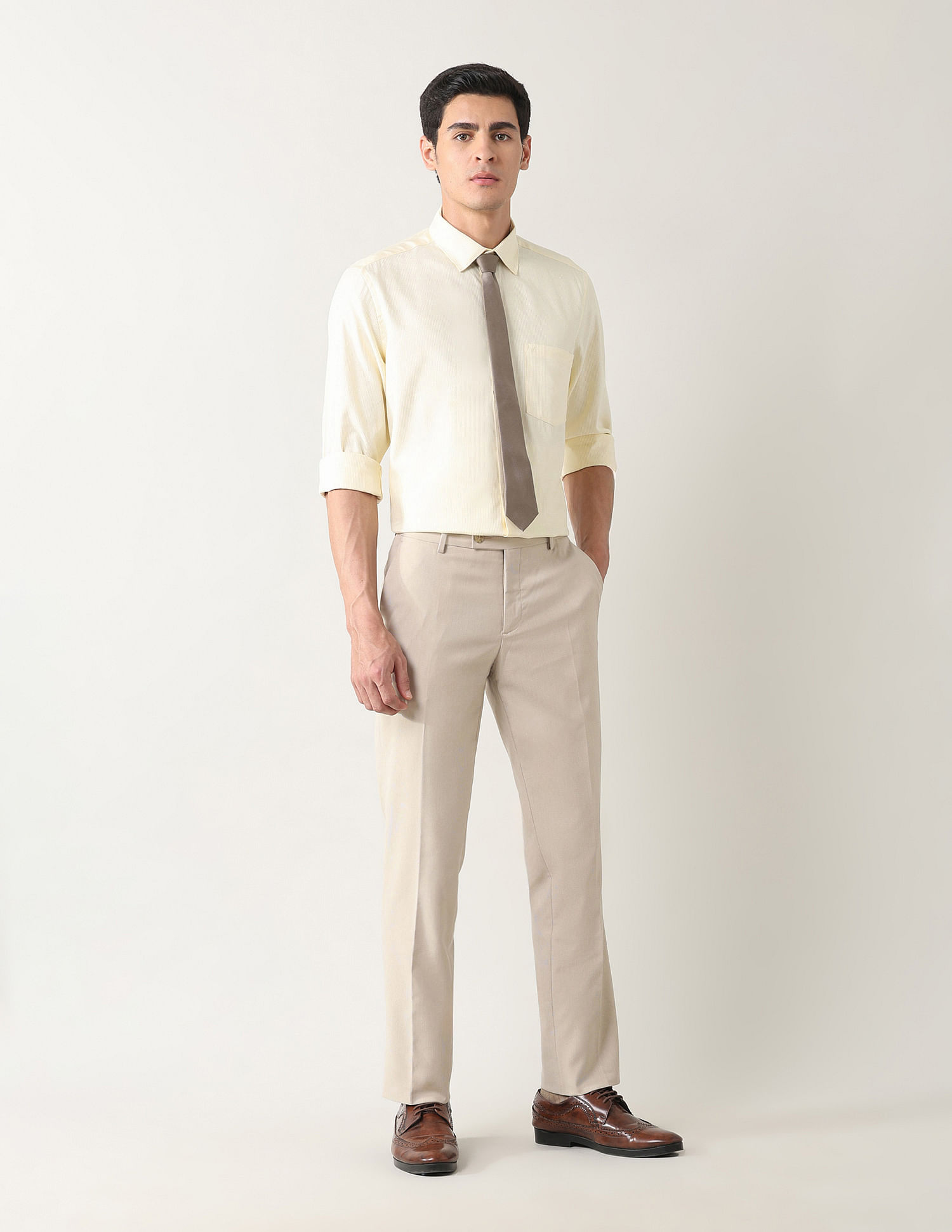 Arrow Textured Liberty Classic Fit Shirt