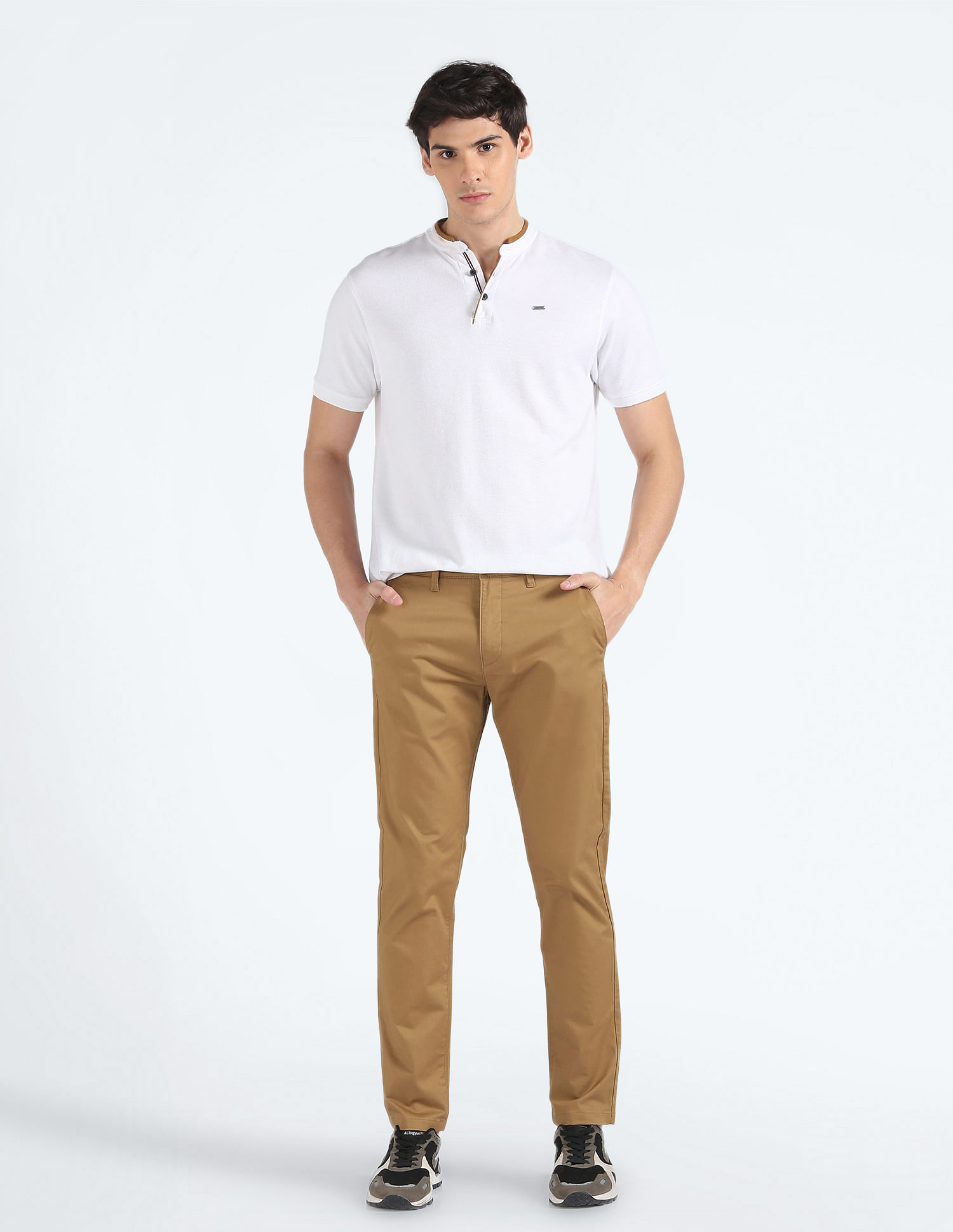 Flying Machine Solid Twill Trousers