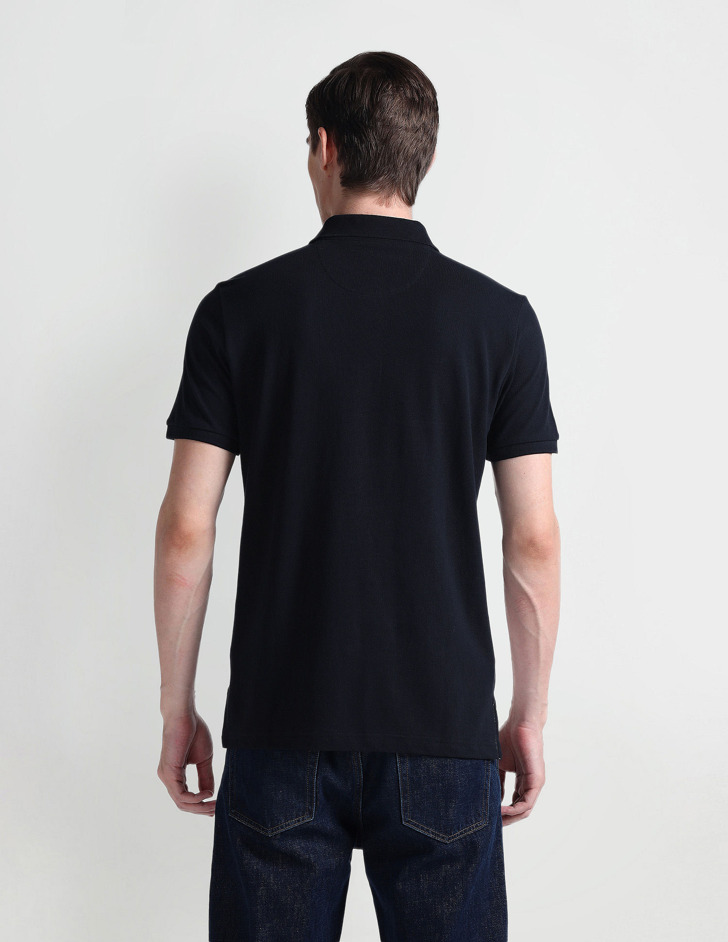 Arrow Sports Colour Block Regular Polo Shirt
