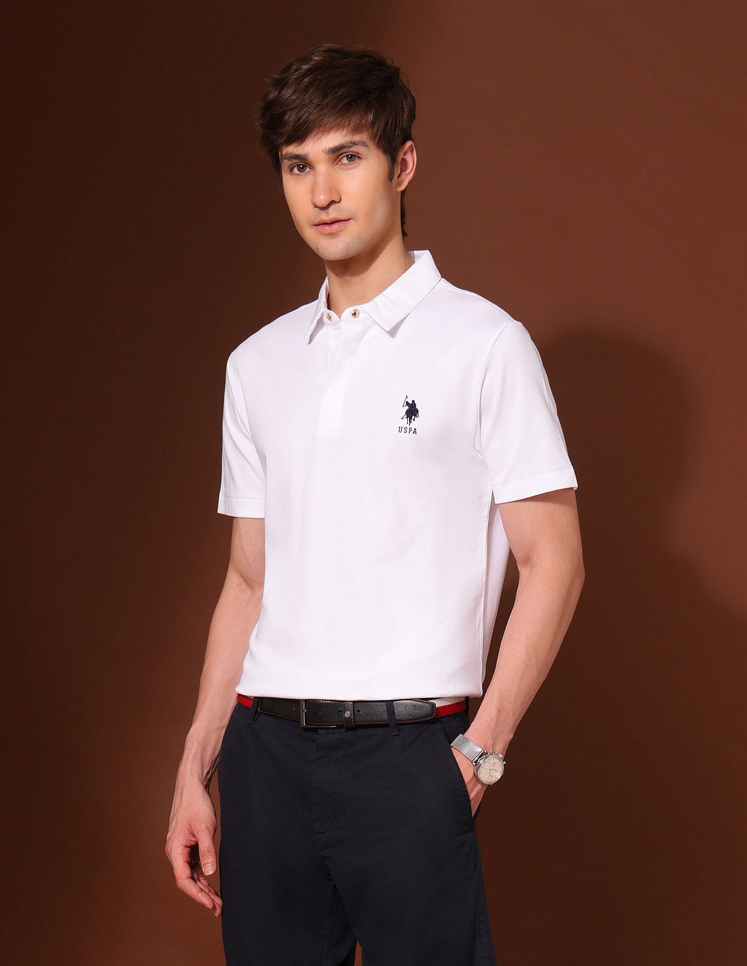 U.S. Polo Assn. Pure Cotton Work And Wander Polo Shirt