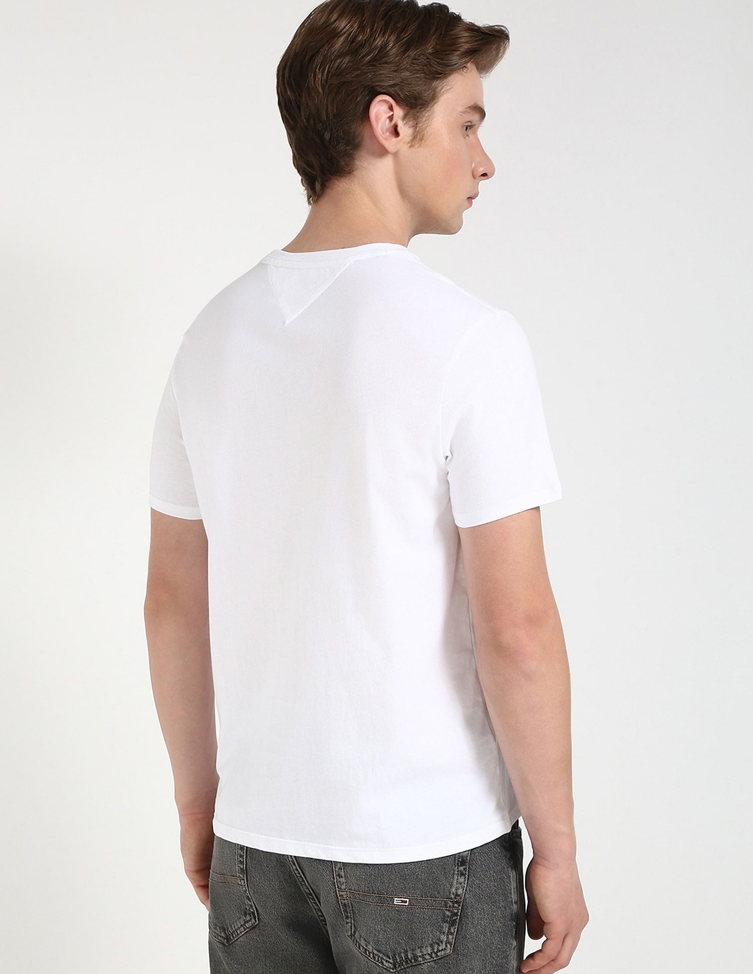 Tommy Hilfiger Solid Regular-Fit Cotton T-Shirt
